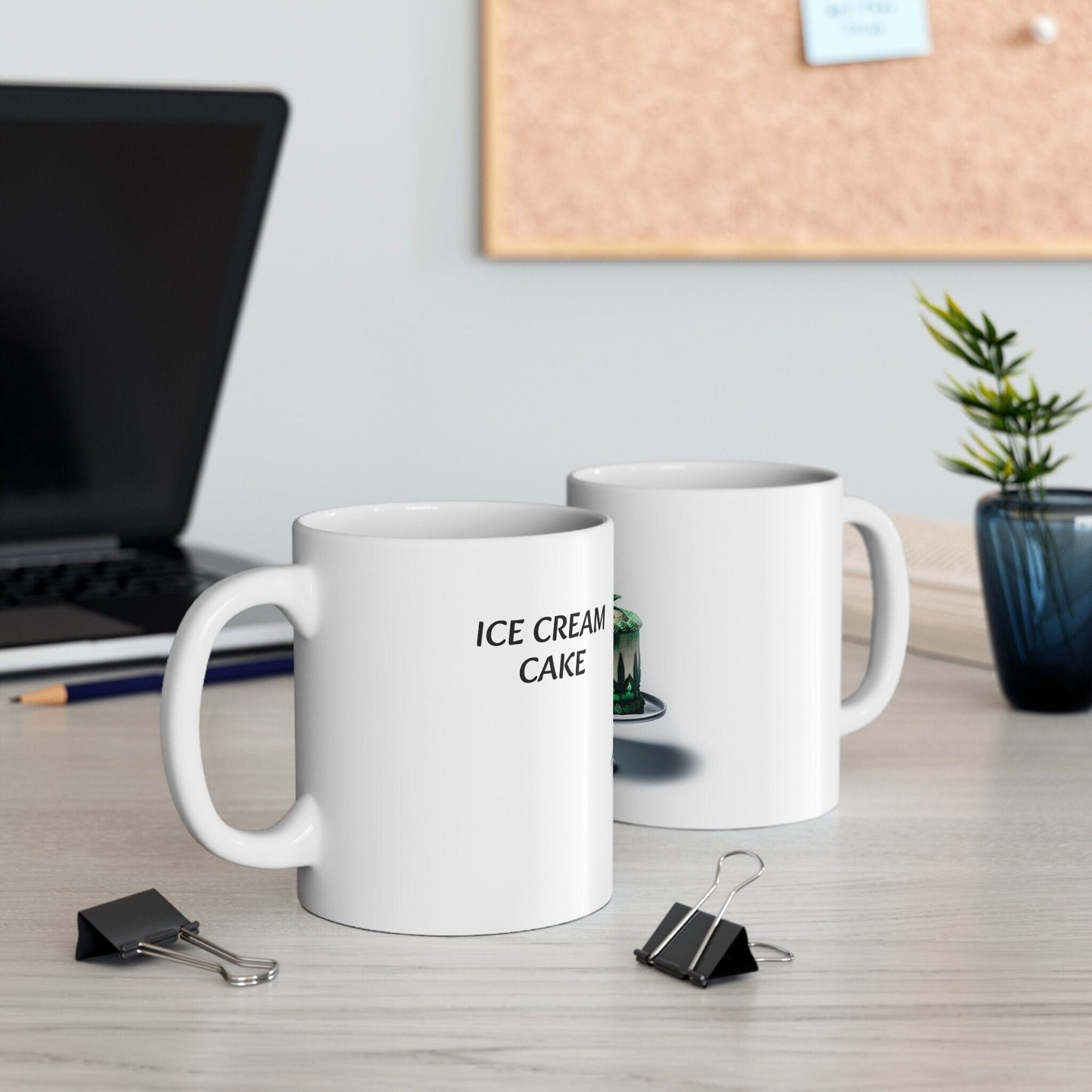 ICE CREAM CAKE - Weed Coffee Mug (11oz) - Perfect Strains Gift for Smokers, Stoners, Growers; Wake & Bake Mug / 420 Weed Mug, Marijuana Gift