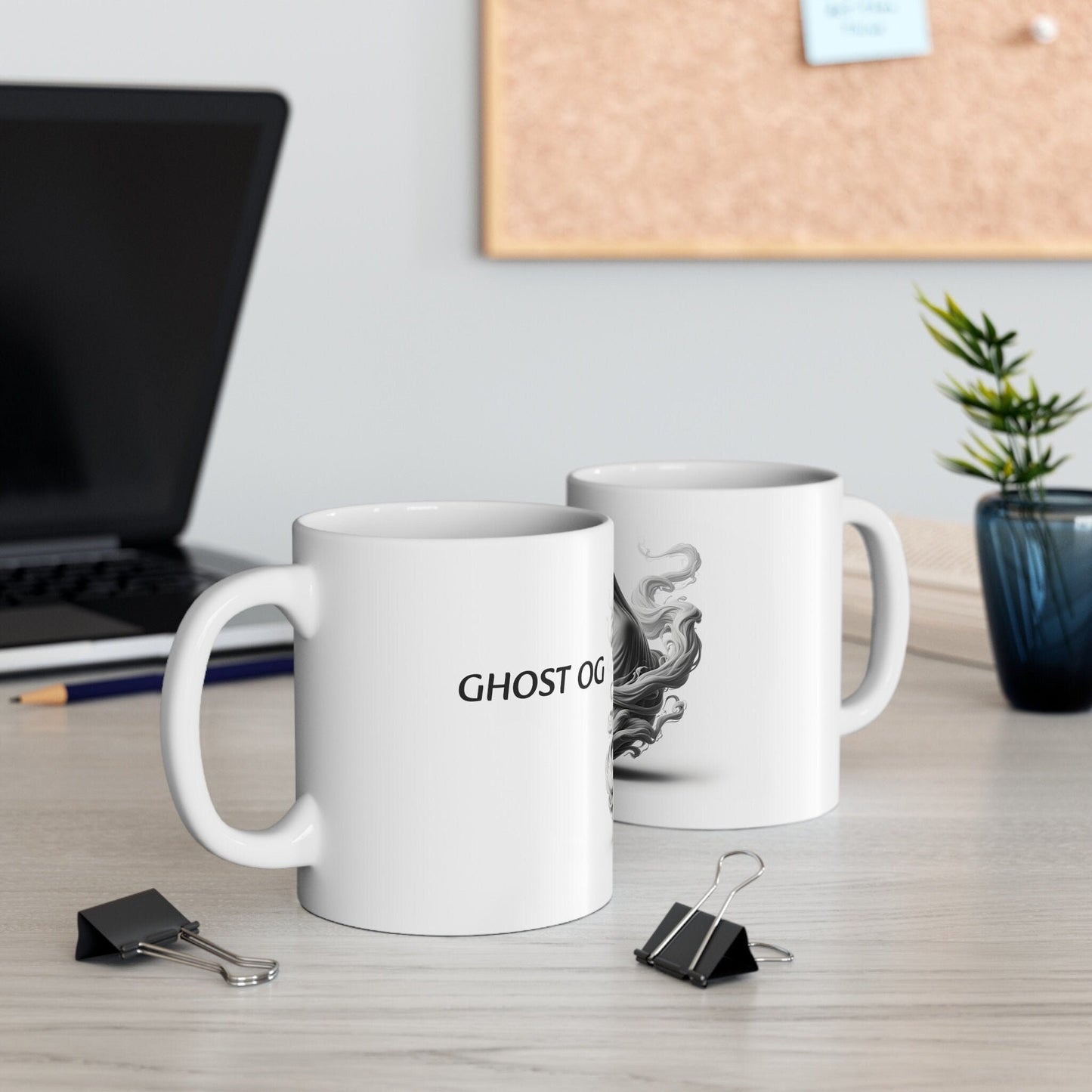 GHOST OG - Weed Coffee Mug (11oz) - Perfect Strains Gift for Smokers, Stoners, Growers; Wake and Bake Mug / 420 Weed Mug, Marijuana Gift