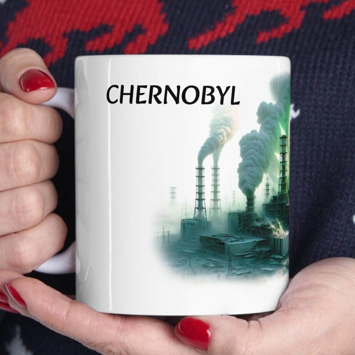 CHERNOBYL - Weed Coffee Mug (11oz) - Perfect Strains Gift for Smokers, Stoners, Growers; Wake and Bake Mug / 420 Weed Mug, Marijuana Gift