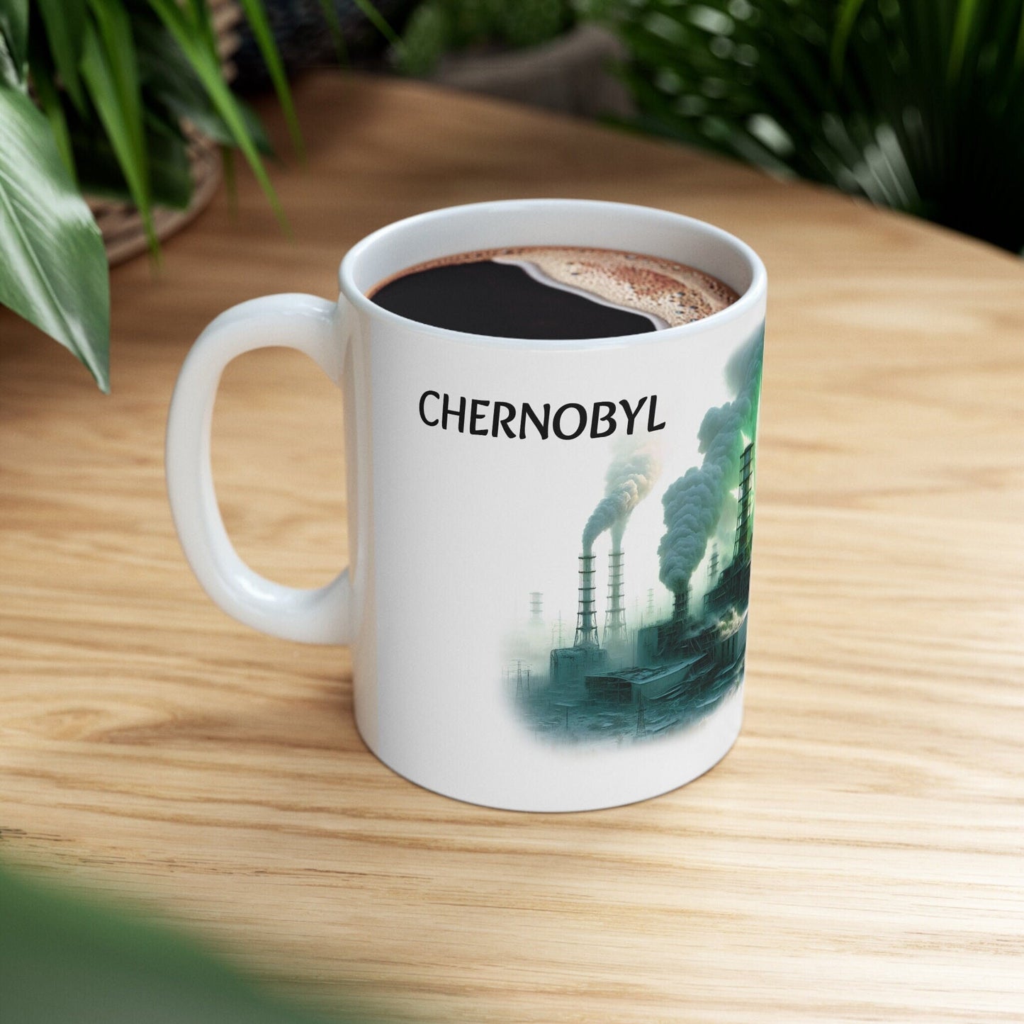 CHERNOBYL - Weed Coffee Mug (11oz) - Perfect Strains Gift for Smokers, Stoners, Growers; Wake and Bake Mug / 420 Weed Mug, Marijuana Gift