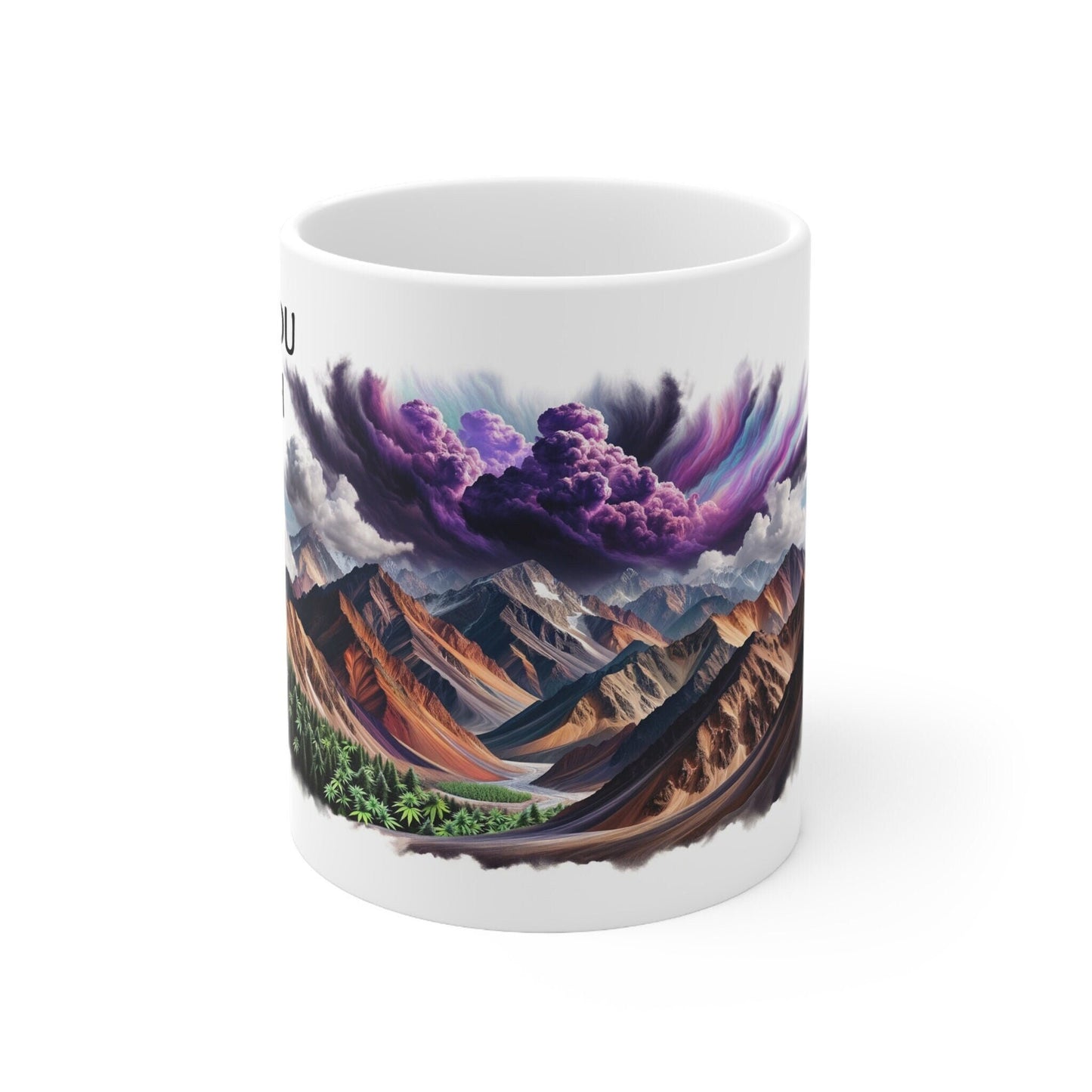 HINDU KUSH - Weed Coffee Mug (11oz) - Perfect Strains Gift for Smokers, Stoners, Growers; Wake and Bake Mug / 420 Weed Mug, Marijuana Gift