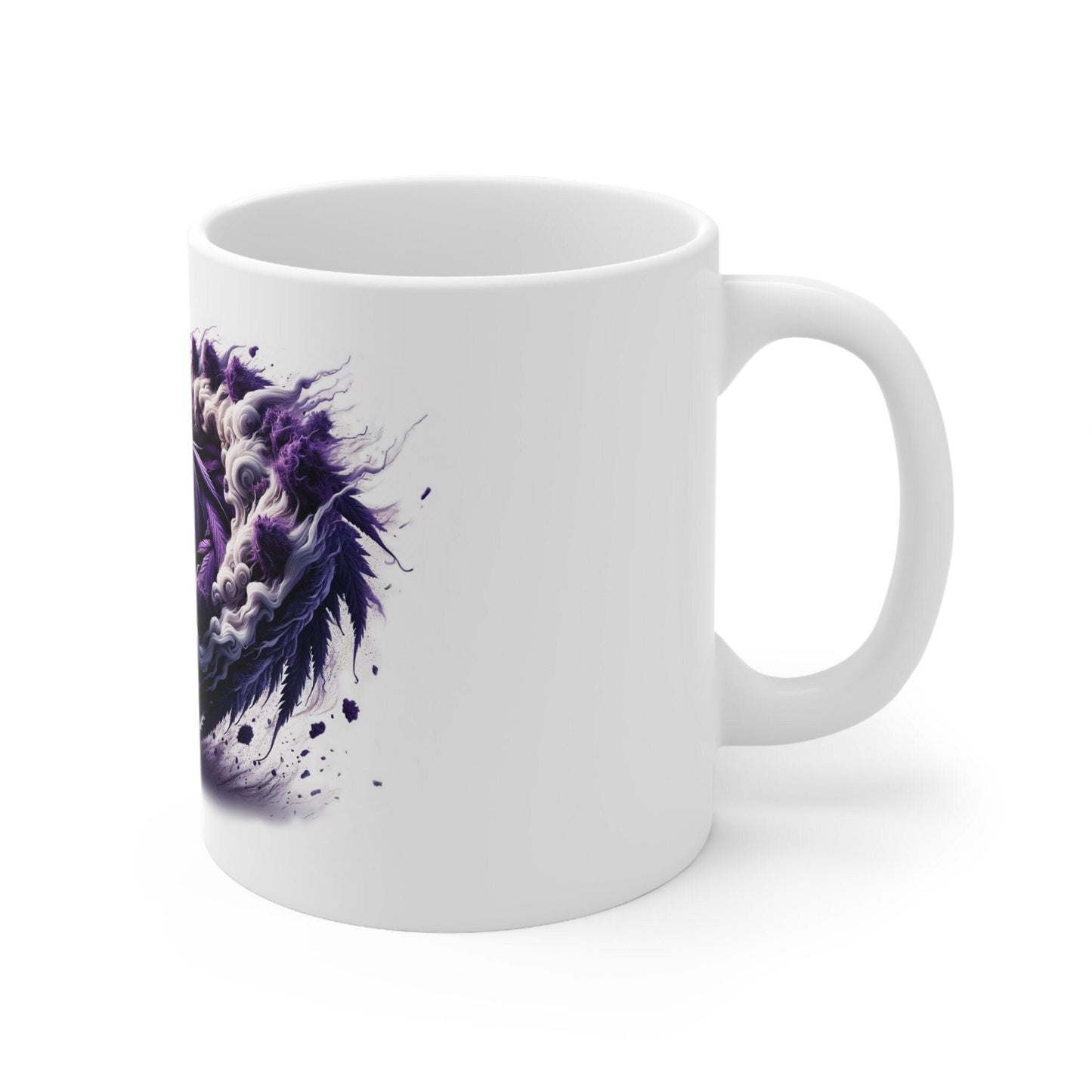 SLURRICANE - Weed Coffee Mug (11oz) - Perfect Strains Gift for Smokers, Stoners, Growers; Wake and Bake Mug / 420 Weed Mug, Marijuana Gift