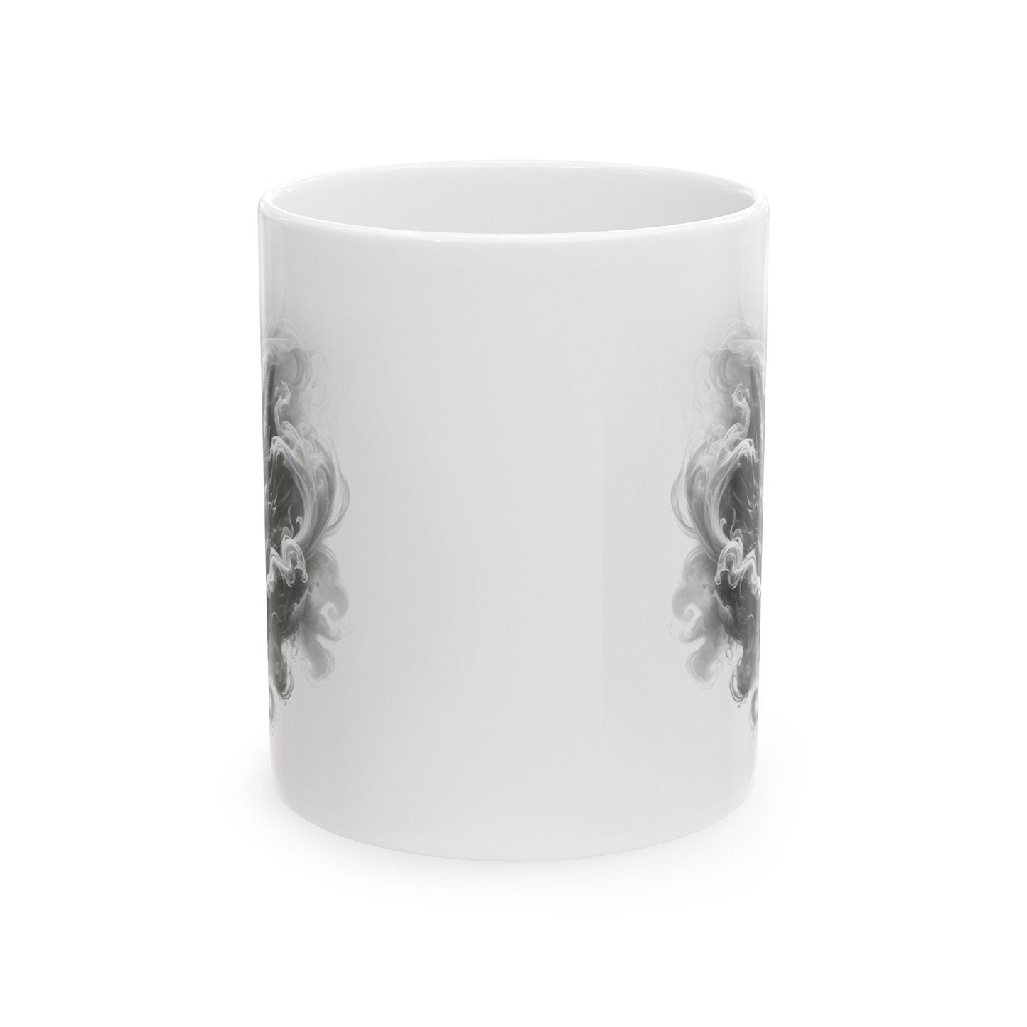 BREATHING DRAGON MUG - 420 Coffee Weed Mug (11oz) - Weed Gift for Stoners, Smokers; Wake & Bake Mug / 420 Mug / Marijuana Gift, Cannabis Mug