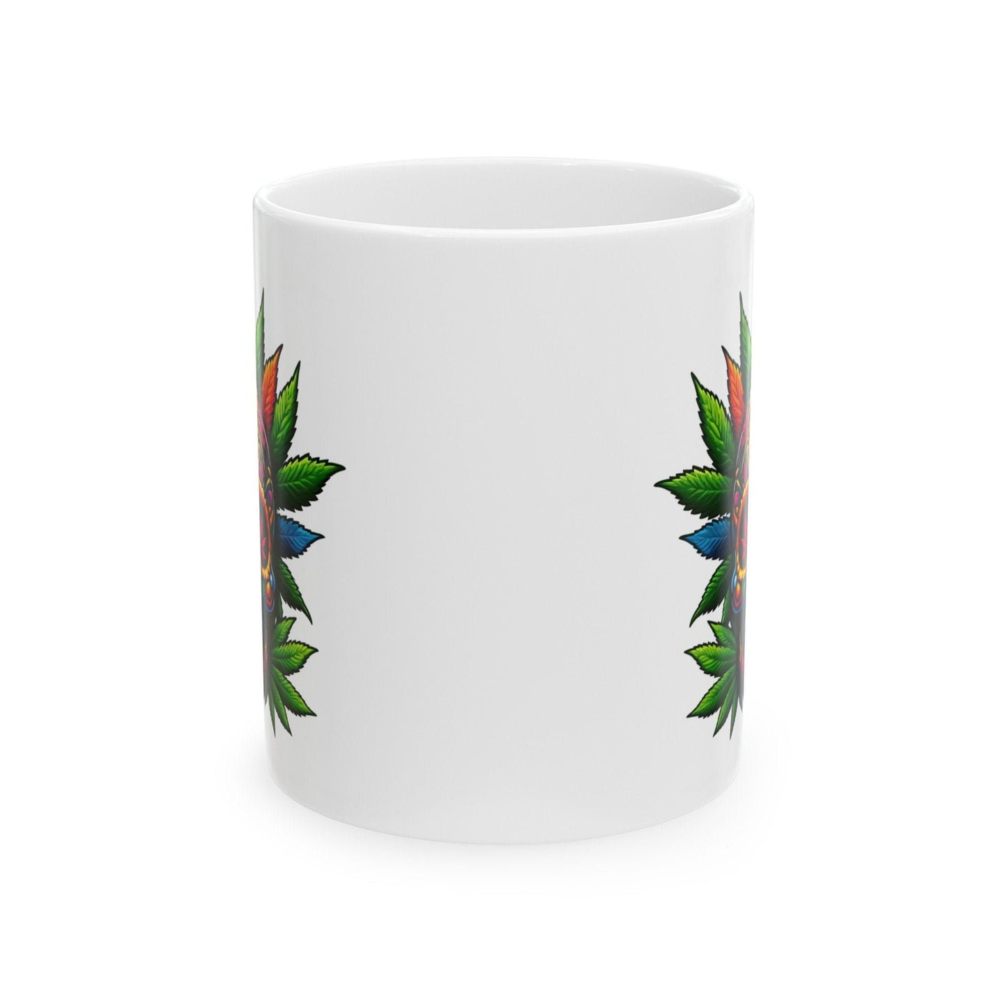420 DAY OF DAY Skull - Coffee Weed Mug (11oz) - Weed Gift for Stoners, Smoker; Wake & Bake Mug / 420 Weed Mug / Marijuana Gift, Cannabis Mug