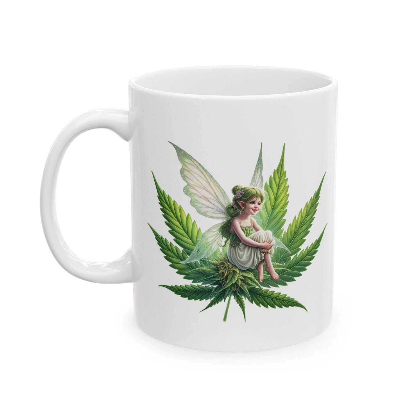 420 WEED FAIRY - 420 Coffee Weed Mug (11oz) - Weed Gift for Stoners, Smokers; Wake & Bake Mug / 420 Weed Mug / Marijuana Gift, Cannabis Mug