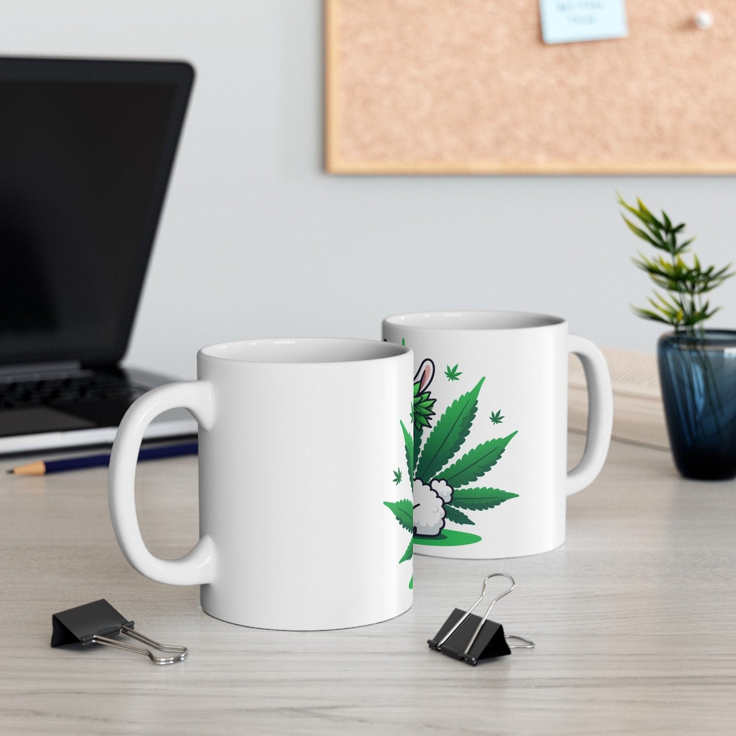 420 WEED LLAMA - Coffee Weed Mug (11oz) - Weed Gift for Stoners, Smoker; Wake & Bake Mug / 420 Weed Mug / Marijuana Gift, 420 Cannabis Mug