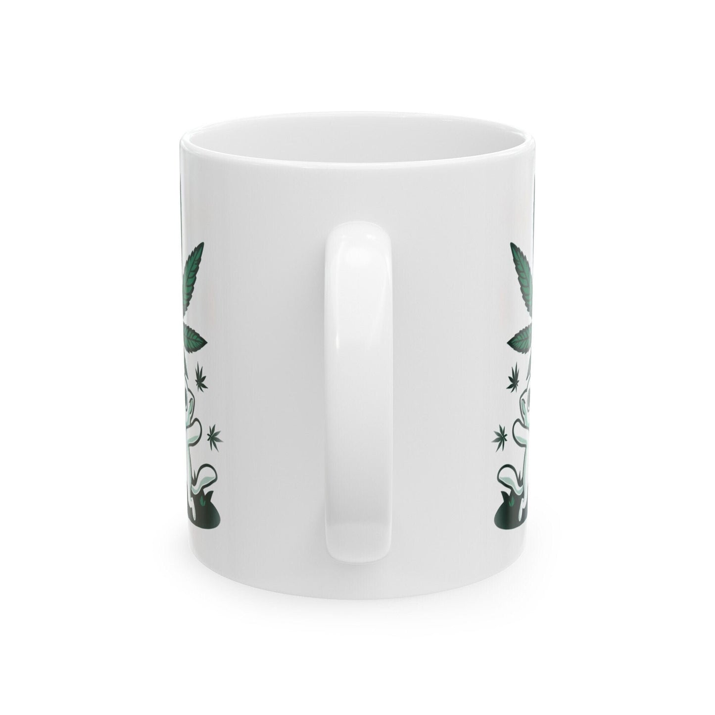 420 WEED KITTY - Coffee Weed Mug (11oz) - Weed Gift for Stoners, Smoker; Wake & Bake Mug / 420 Weed Mug / Marijuana Gift, 420 Cannabis Mug
