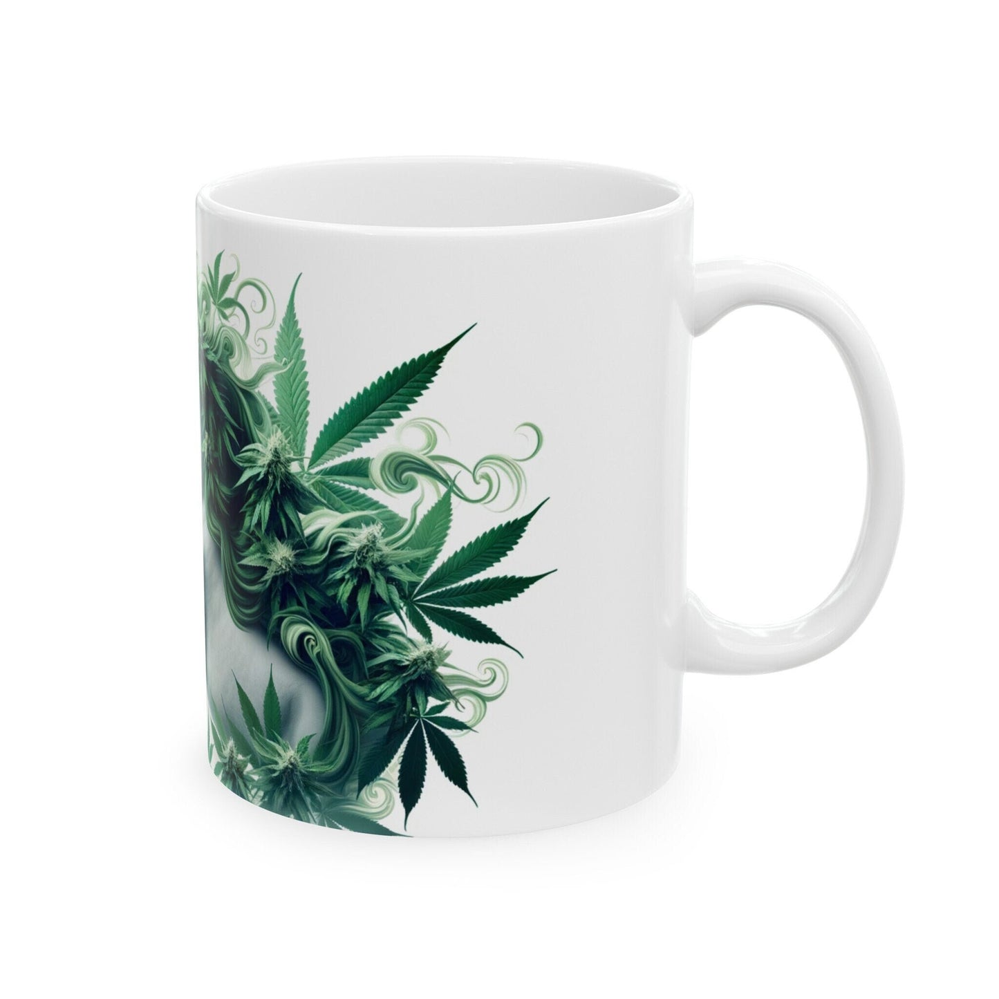 420 WEED UNICORN - Coffee Weed Mug (11oz) - Weed Gift for Stoners, Smoker; Wake & Bake Mug / 420 Weed Mug / Marijuana Gift, 420 Cannabis Mug