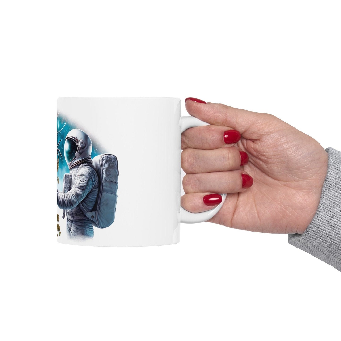 ALIEN WEED DEAL - Coffee Weed Mug (11oz) - Weed Gift for Stoners, Smoker; Wake & Bake Mug / 420 Weed Mug / Marijuana Gift, Weed Cannabis Mug