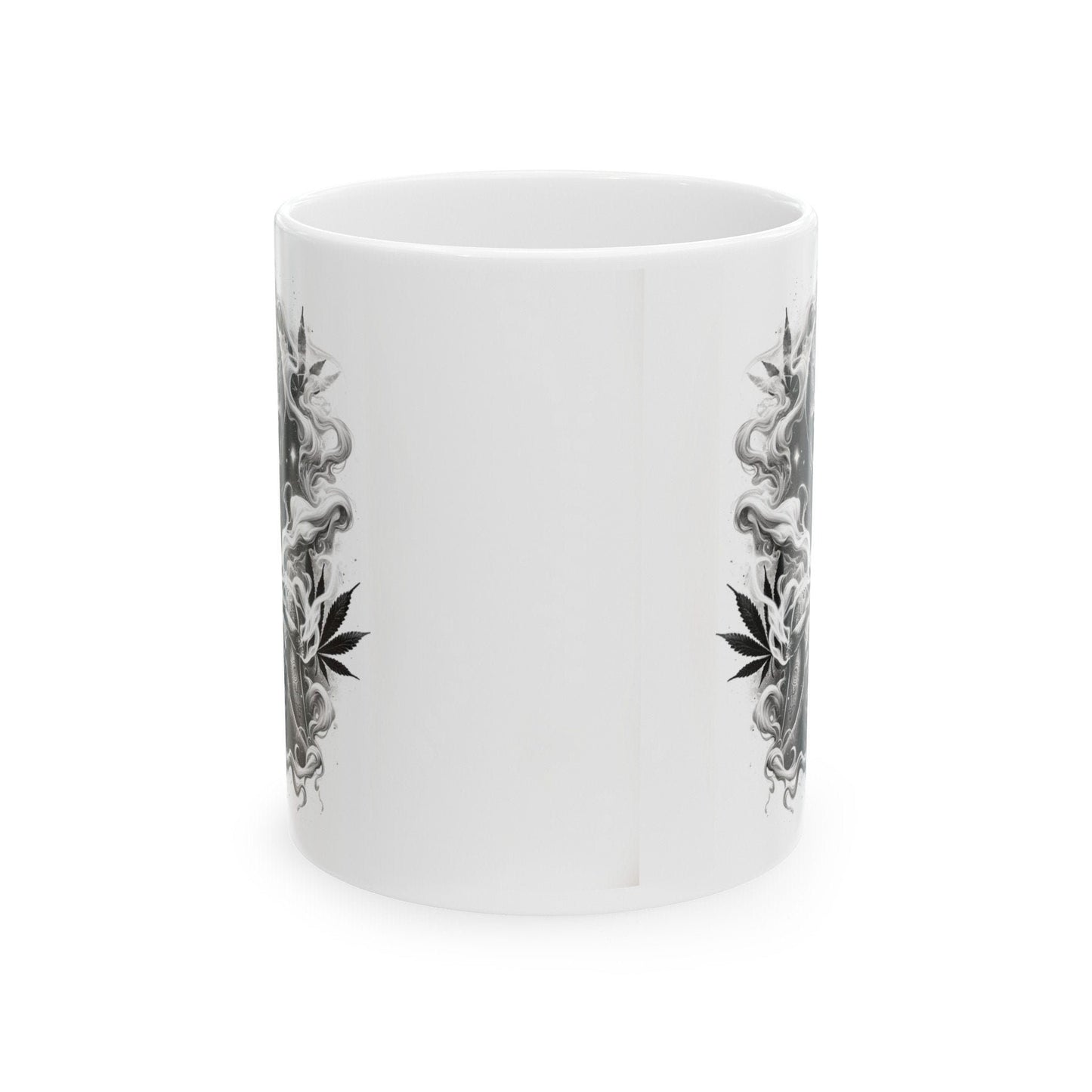 STONER ALIEN MUG - Coffee Weed Mug (11oz) - Weed Gift for Stoners, Smoker; Wake & Bake Mug / 420 Weed Mug / Marijuana Gift, 420 Cannabis Mug