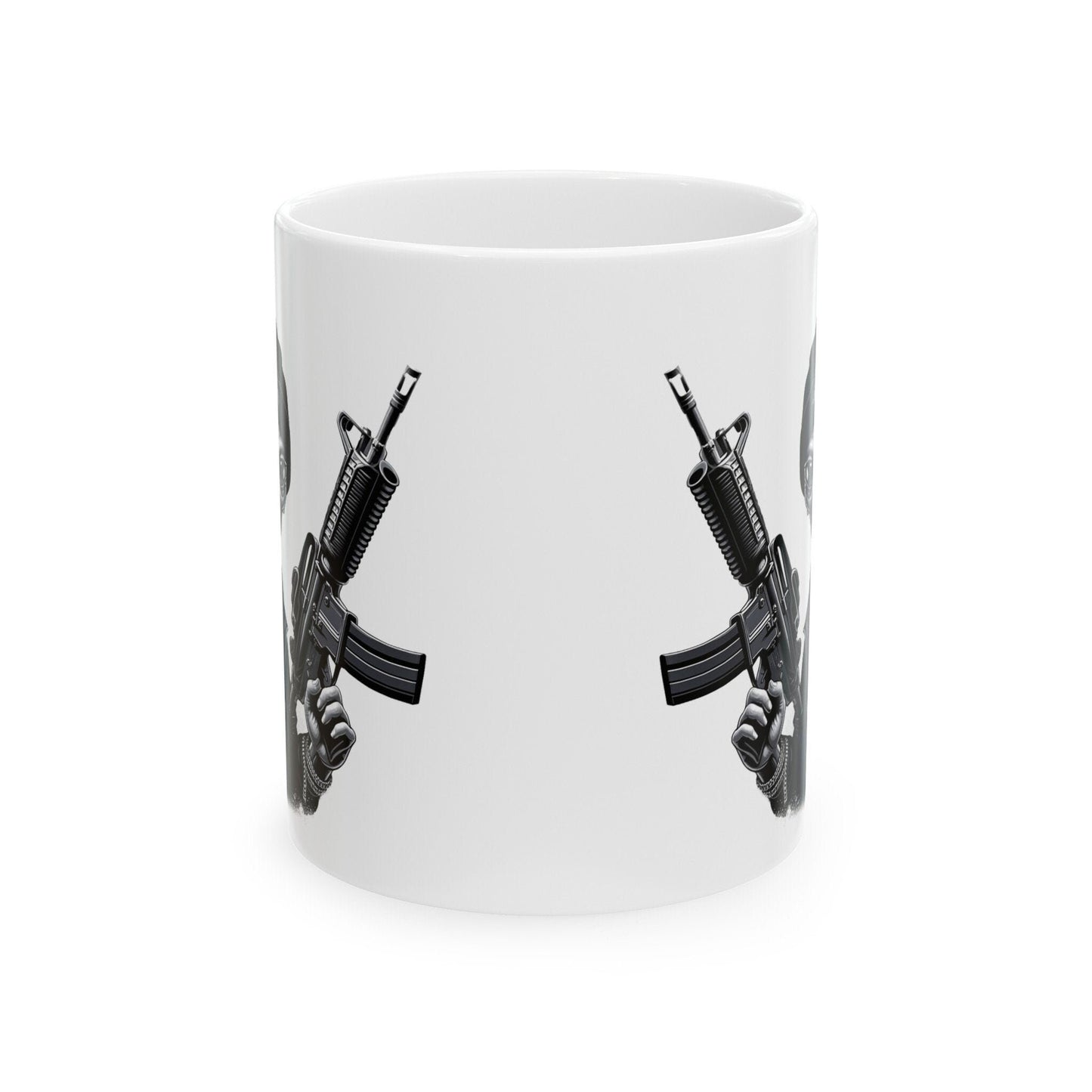 420 THUG ALIEN - Coffee Weed Mug (11oz) - Weed Gift for Stoners, Smoker; Wake & Bake Mug / 420 Weed Mug / Marijuana Gift, 420 Cannabis Mug
