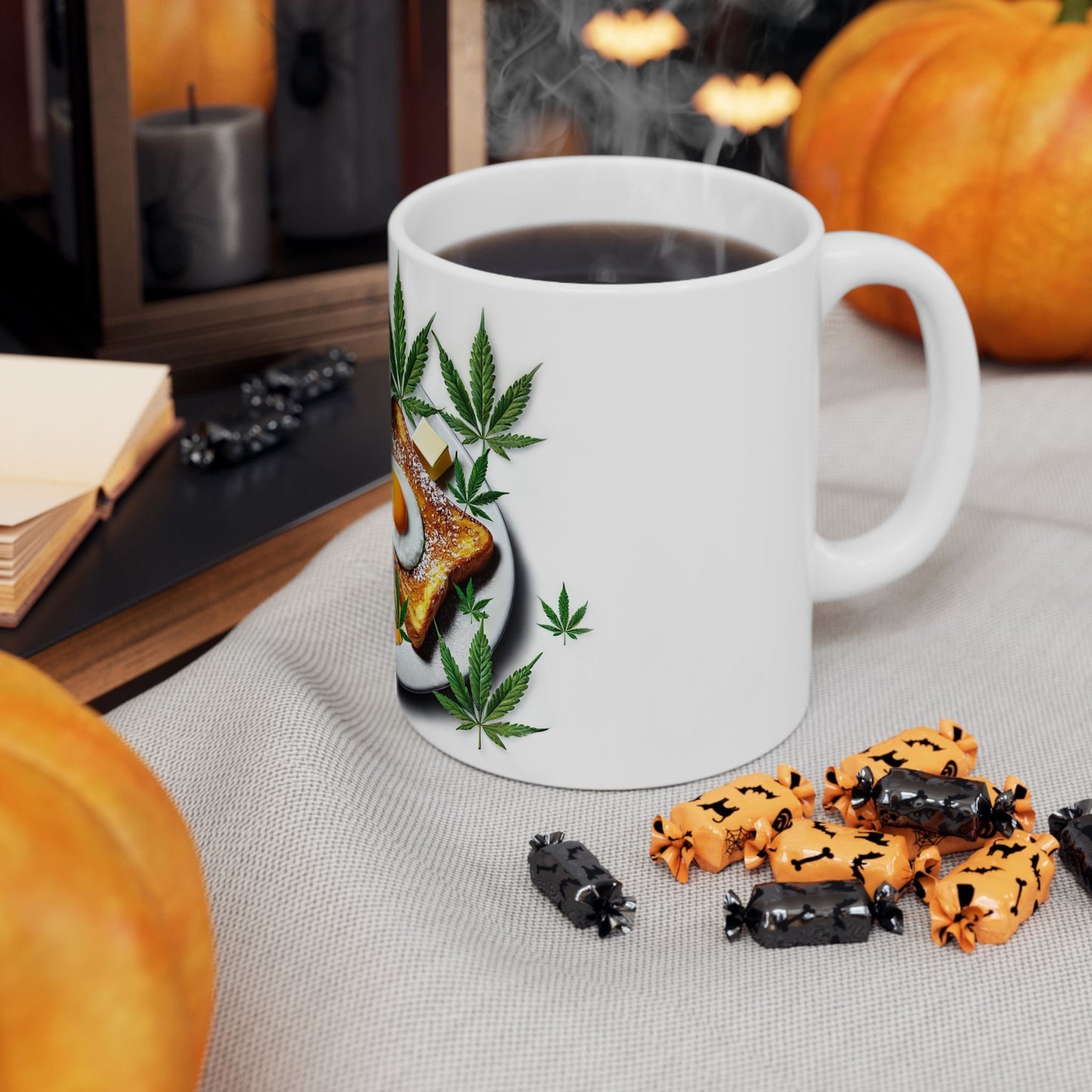 EGGS & TOAST MUG - Cannabis Coffee Mug (11oz)