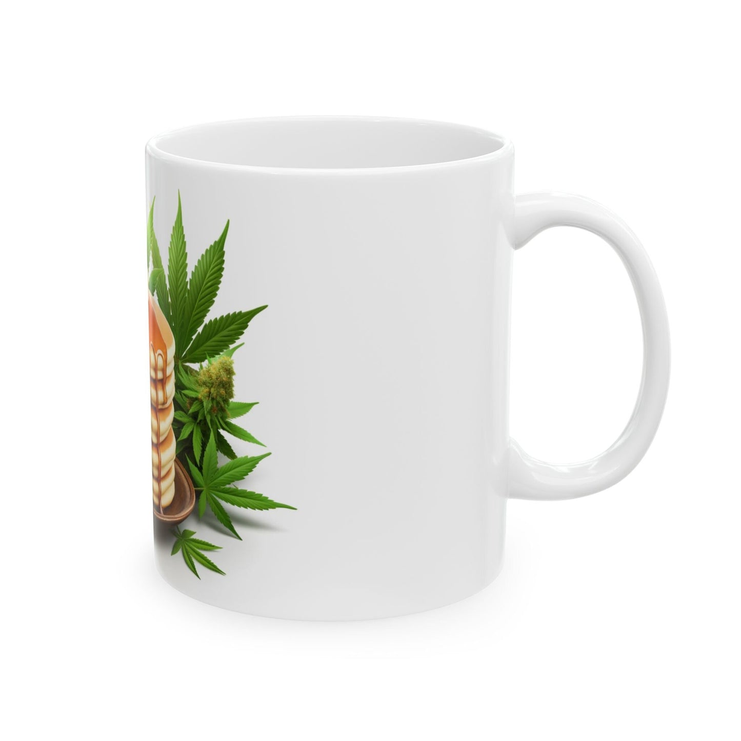 WEED PANCAKES MUG - Cannabis Coffee Mug (11oz)