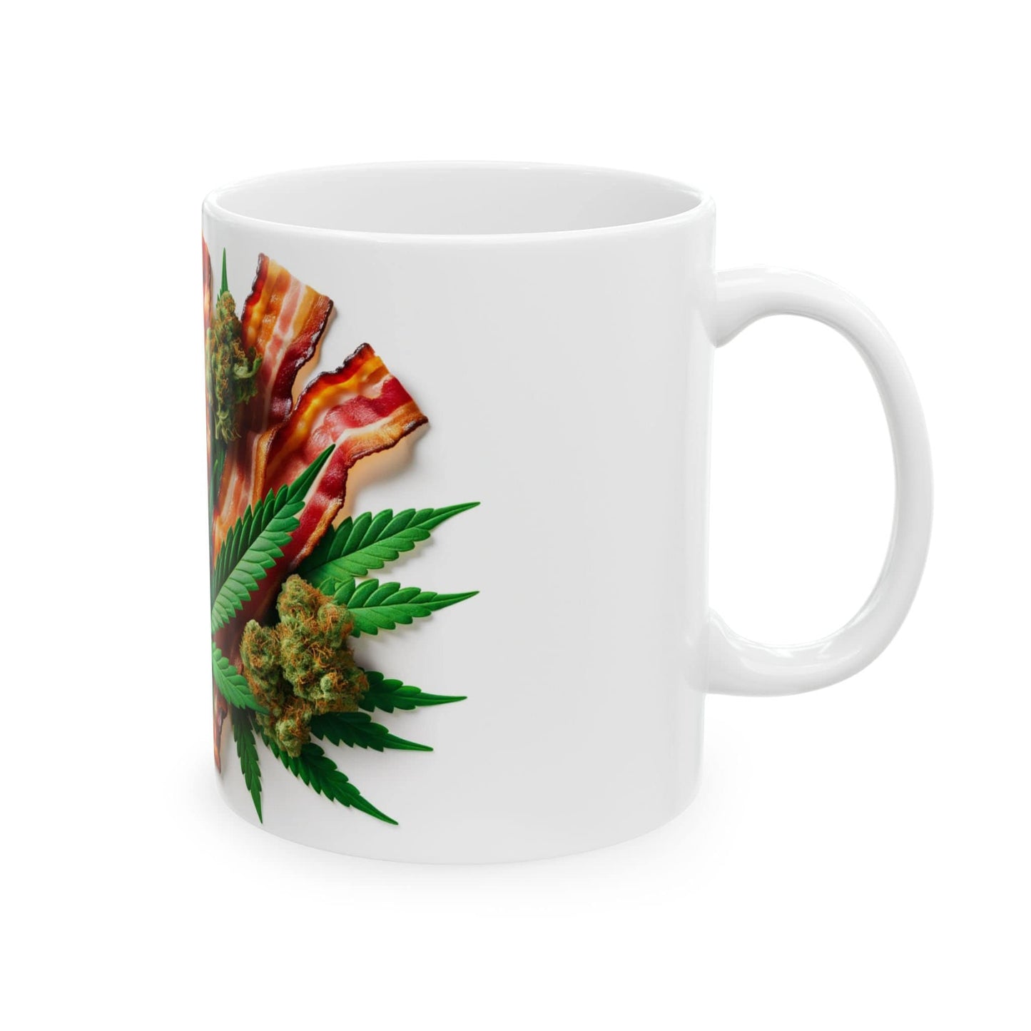 WEED & BACON MUG - Cannabis Coffee Mug (11oz)