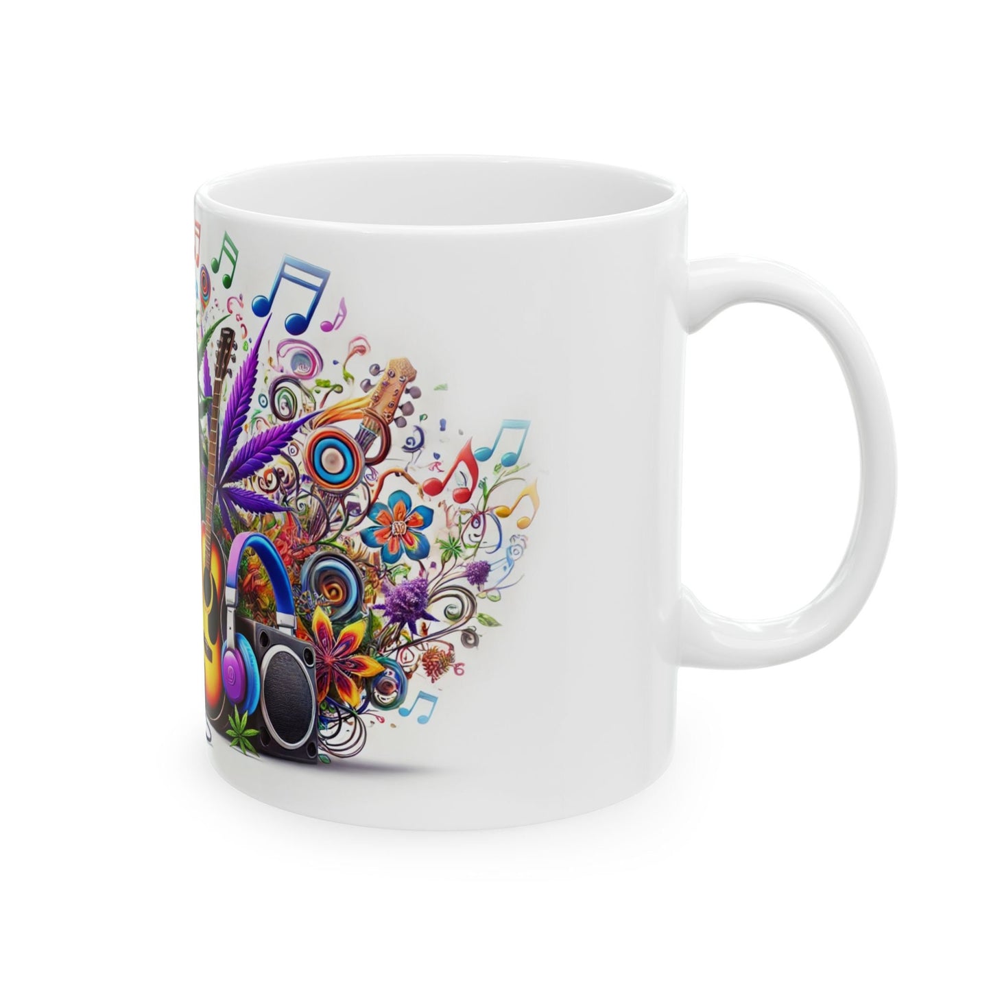 420 MUSIC MUG - Cannabis Coffee Mug (11oz)
