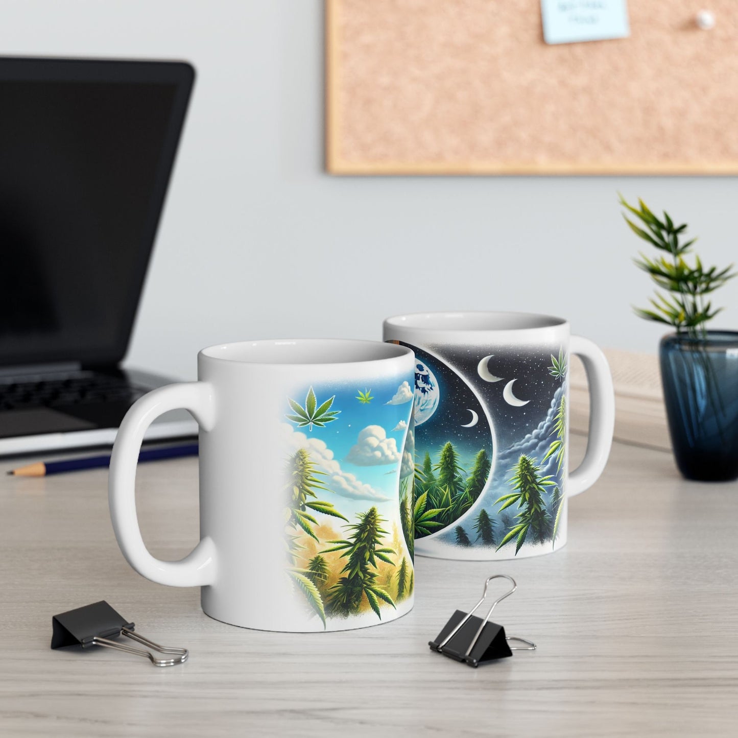 DAY N NIGHT - Cannabis Coffee Mug (11oz)
