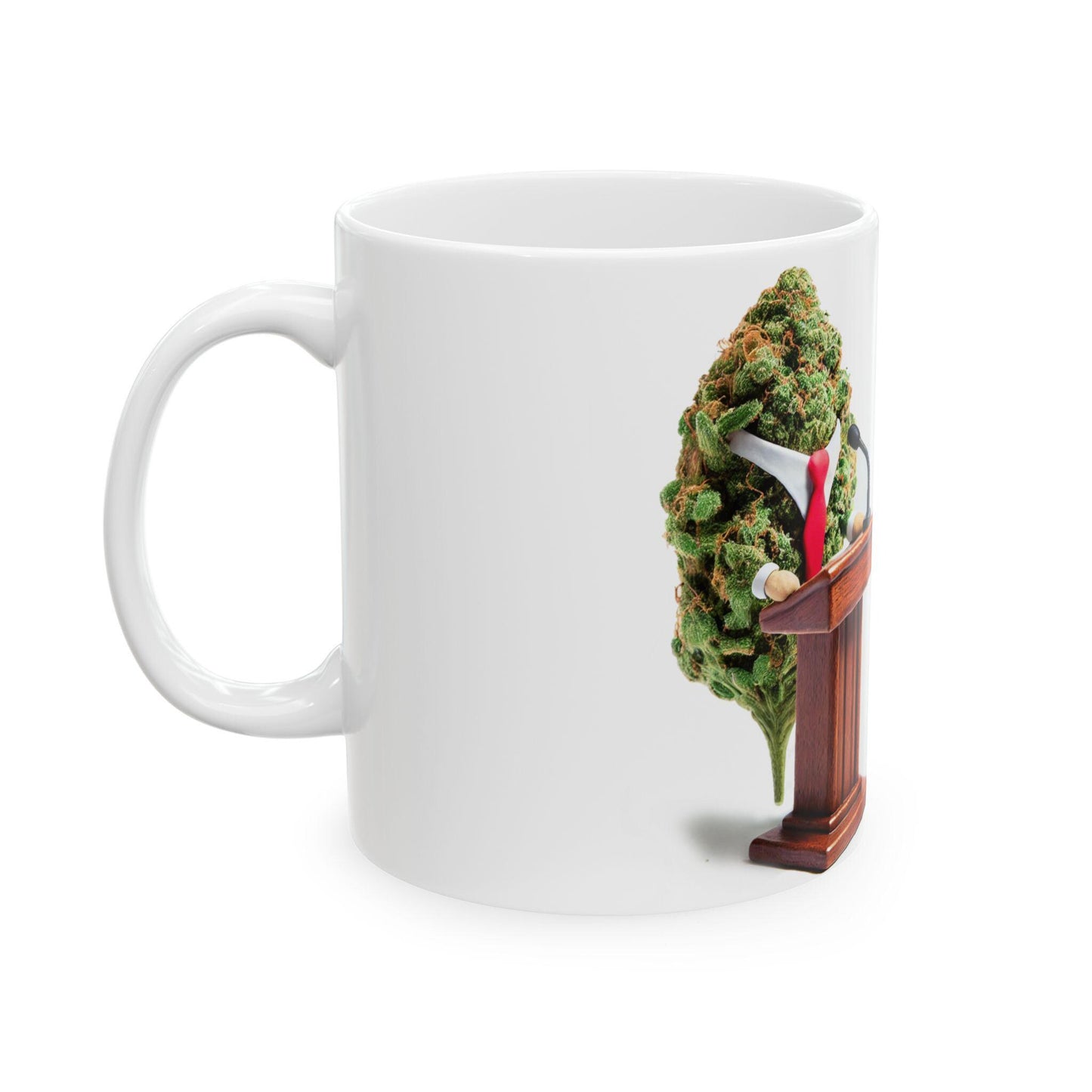 420 ELECTION DAY MUG - Weed Coffee Mug (11oz) - Thanksgiving Gift for Weed Smokers, Stoners, Growers; Wake & Bake / 420 Mug / Marijuana Gift