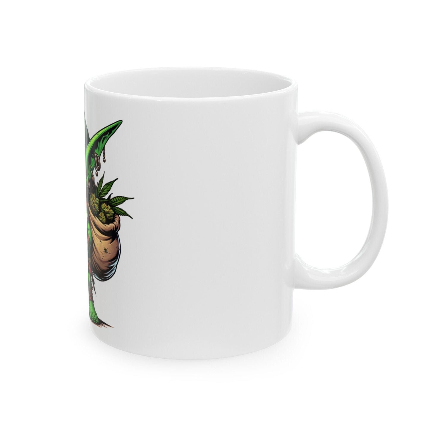 WEED GOBLIN - Weed Coffee Mug (11oz) - Perfect Weed Gift for Weed Smokers, Stoners, Growers; Wake and Bake / 420 Weed / Marijuana Gift