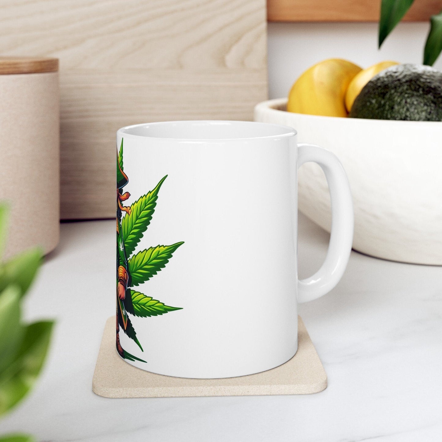 WEED PIRATE - Weed Coffee Mug (11oz) - Perfect Weed Gift for Weed Smokers, Stoners, Growers; Wake and Bake / 420 Weed Mug, Marijuana Gift
