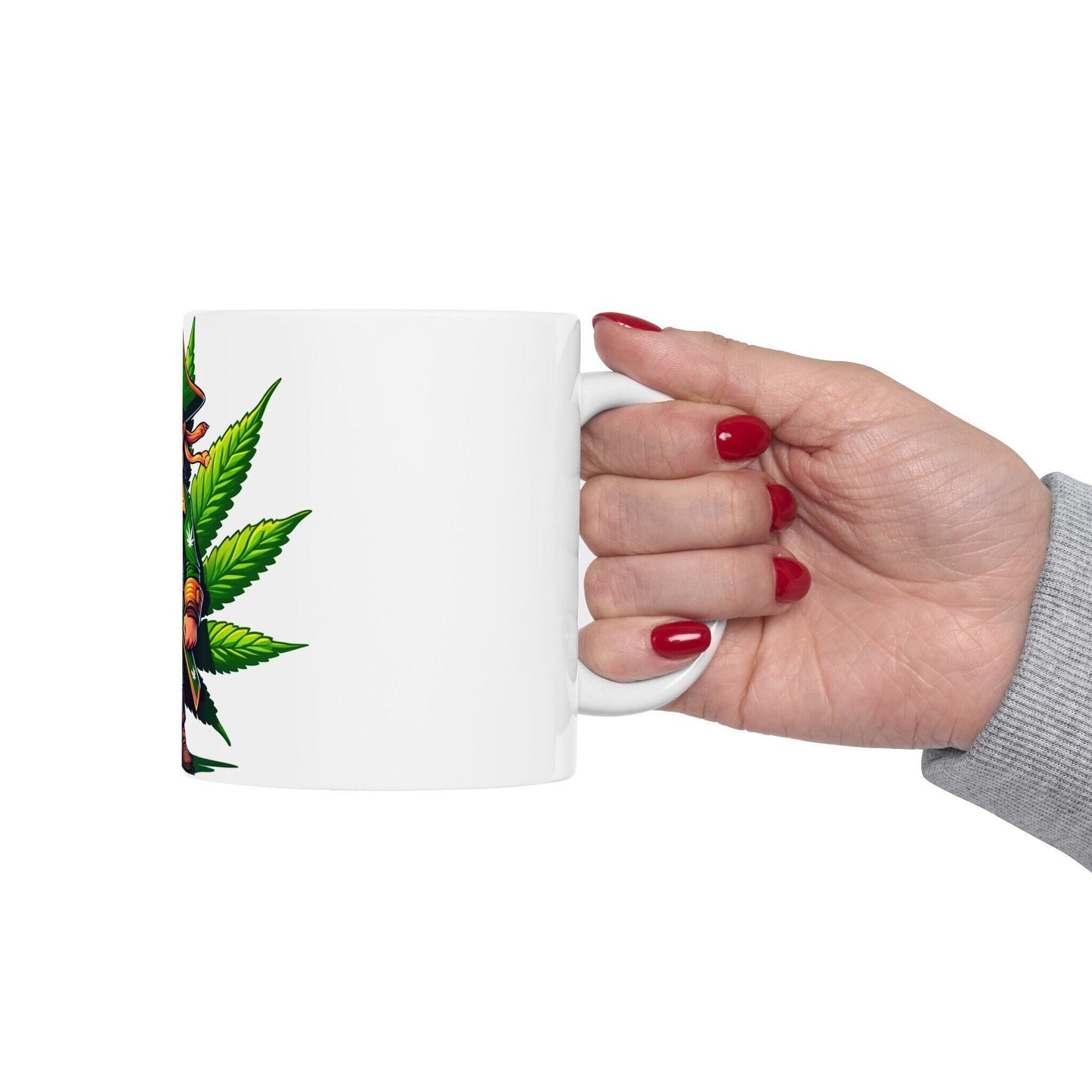 WEED PIRATE - Weed Coffee Mug (11oz) - Perfect Weed Gift for Weed Smokers, Stoners, Growers; Wake and Bake / 420 Weed Mug, Marijuana Gift
