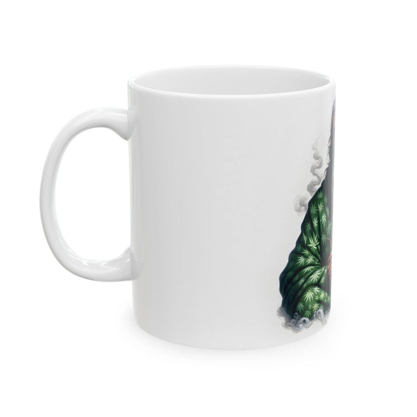 WEED PHILOSOPHER - Weed Coffee Mug (11oz) - Perfect Weed Gift for Weed Smokers, Stoners, Growers; Wake & Bake / 420 Weed Mug, Marijuana Gift