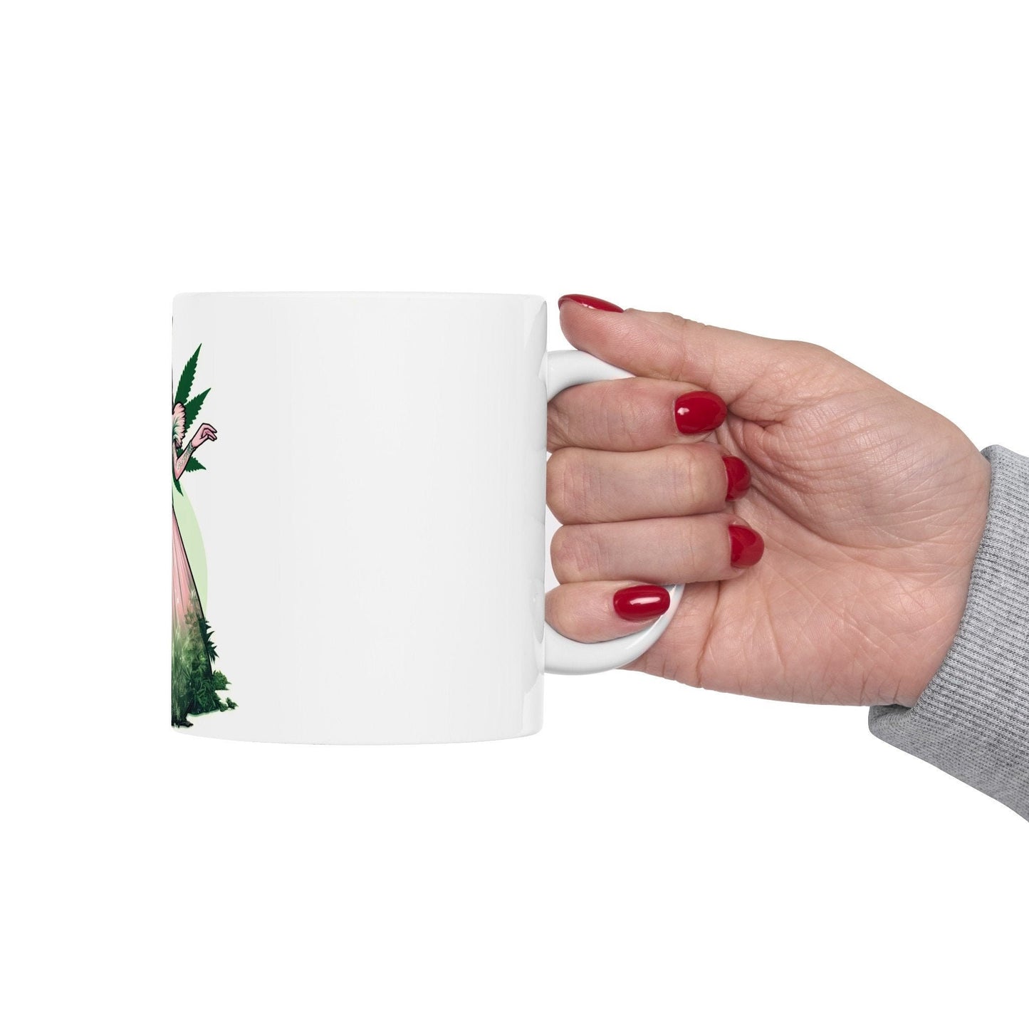 WEED PRINCESS - 420 Coffee Mug (11oz) Perfect Gift for Smokers/ Marijuana Gift; Wake & Bake Mug - Cannabis Cup / Stoner Mug - Royalty