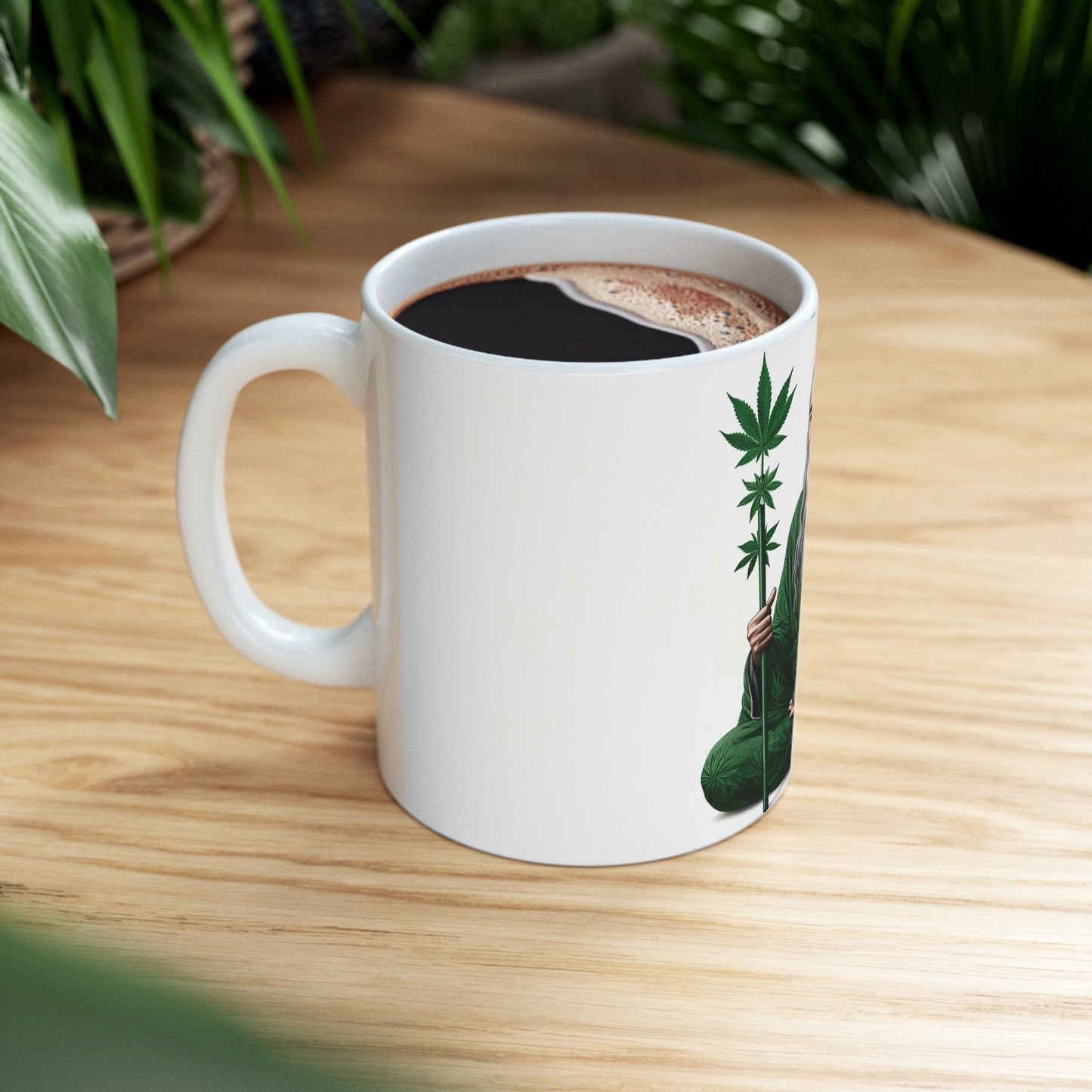 WEED SAGE - Weed Coffee Mug (11oz) - Perfect Weed Gift for Weed Smokers, Stoners, Growers; Wake and Bake / 420 Weed Mug, Marijuana Gift