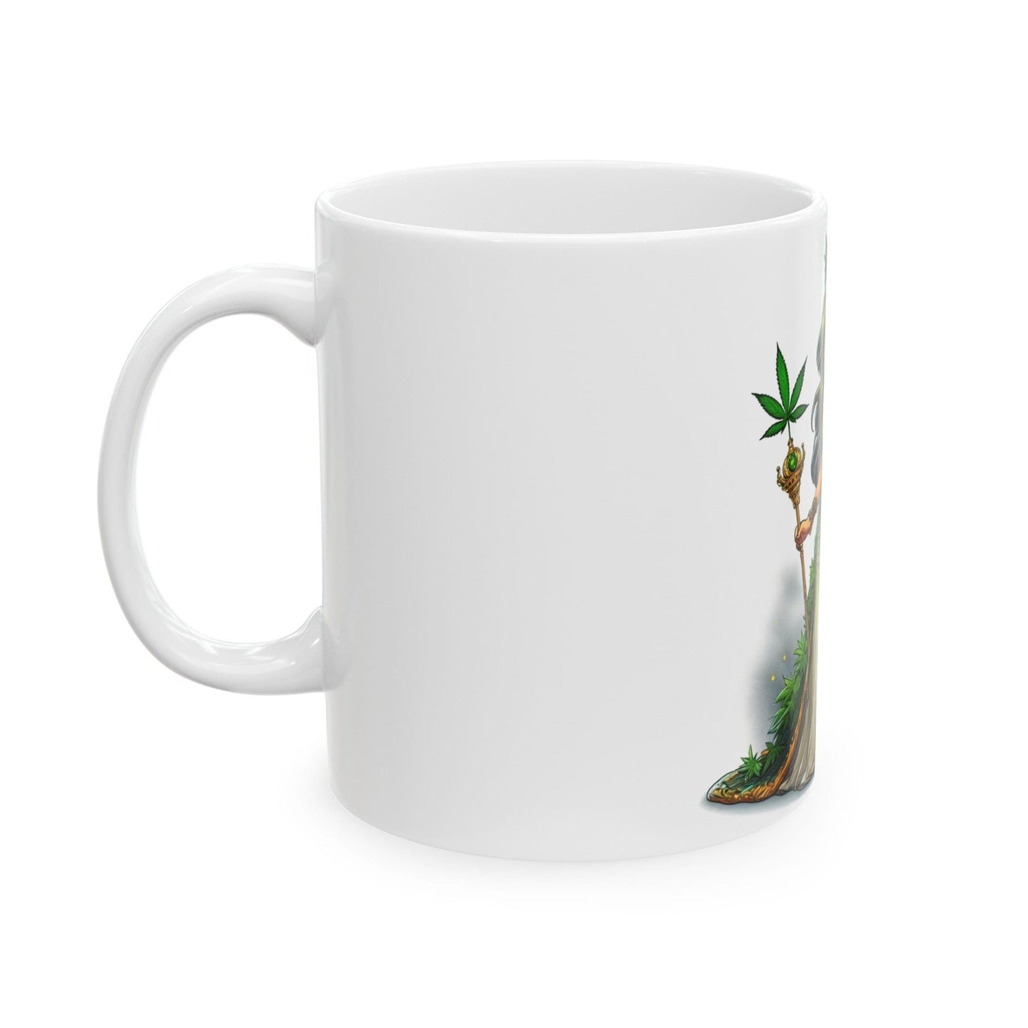 WEED QUEEN - 420 Coffee Mug (11oz) Perfect Gift for Smokers/ Marijuana Gift; Wake & Bake Mug - Cannabis Cup / Stoner Mug - Royalty