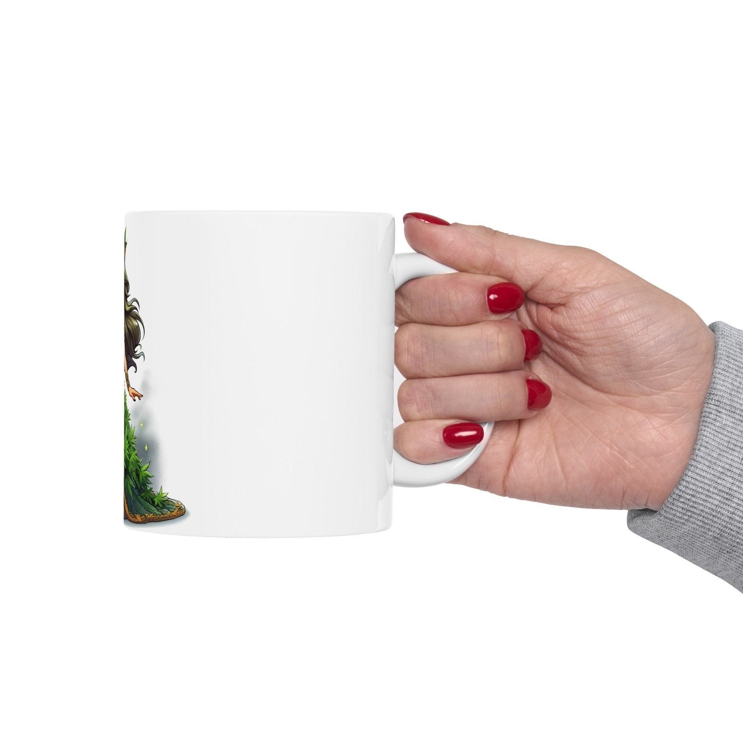 WEED QUEEN - 420 Coffee Mug (11oz) Perfect Gift for Smokers/ Marijuana Gift; Wake & Bake Mug - Cannabis Cup / Stoner Mug - Royalty