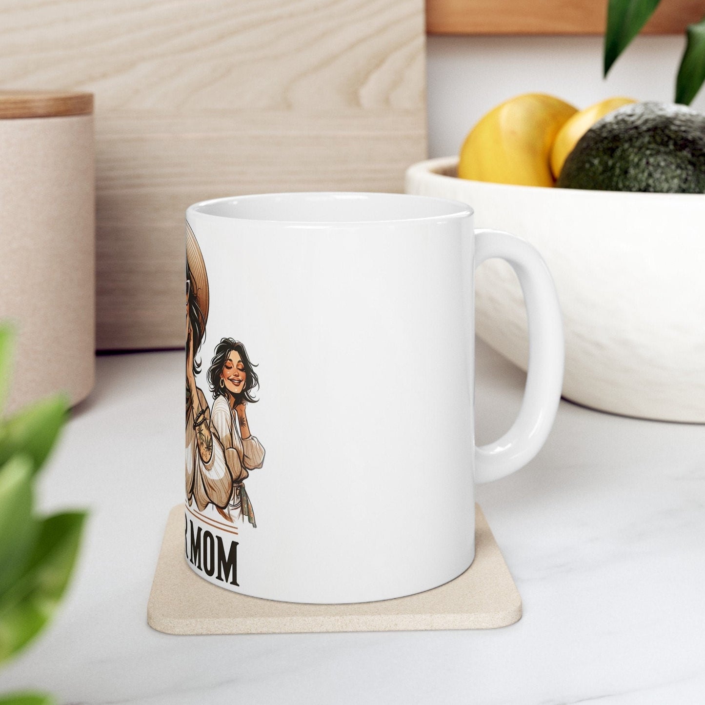 STONER MOM - 420 Coffee Mug (11oz) Perfect Gift for Smokers/ Marijuana Gift; Wake & Bake Mug - Cannabis Cup / Stoner Mug - Mothers Gifts