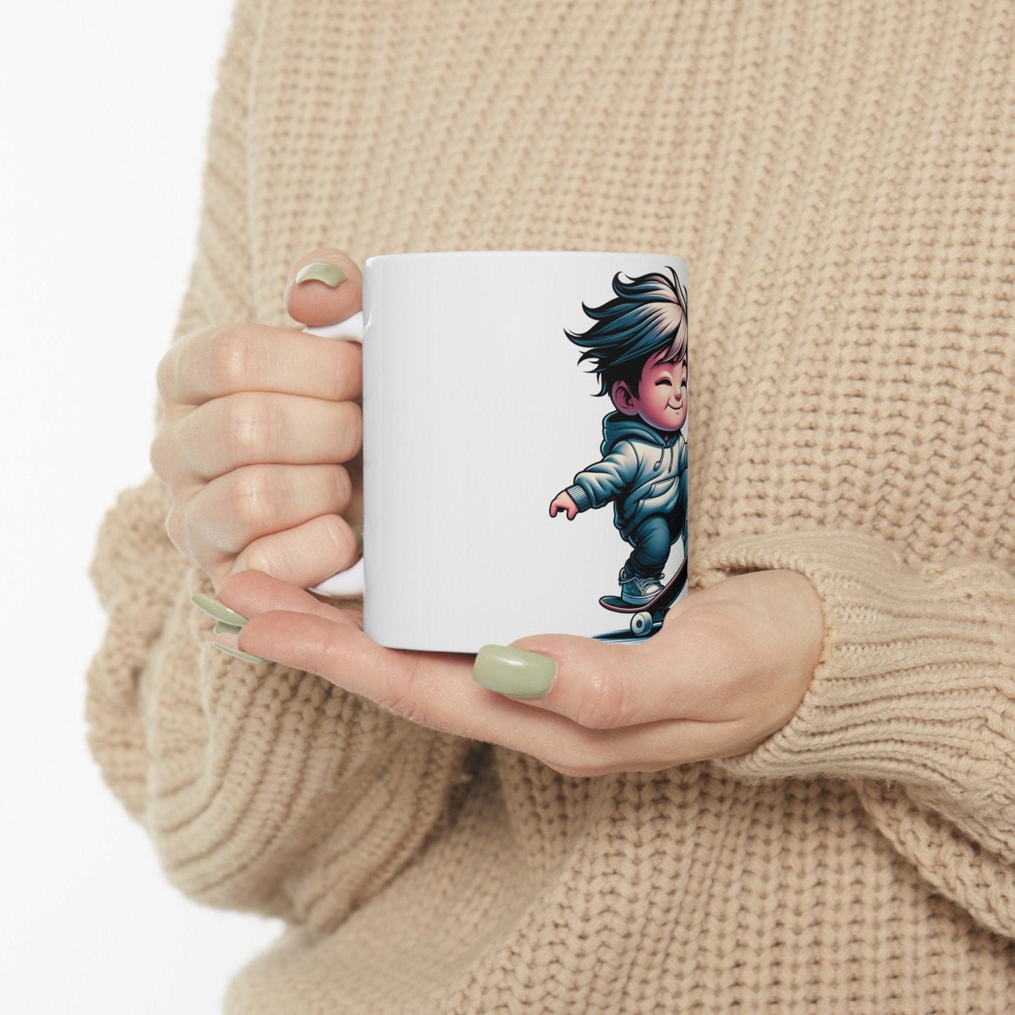 SKATER BOY - 420 Coffee Mug (11oz) Perfect Gift for Smokers/ Marijuana Gift; Wake and Bake Mug - Cannabis Cup / Stoner Mug - Boyfriend Gift