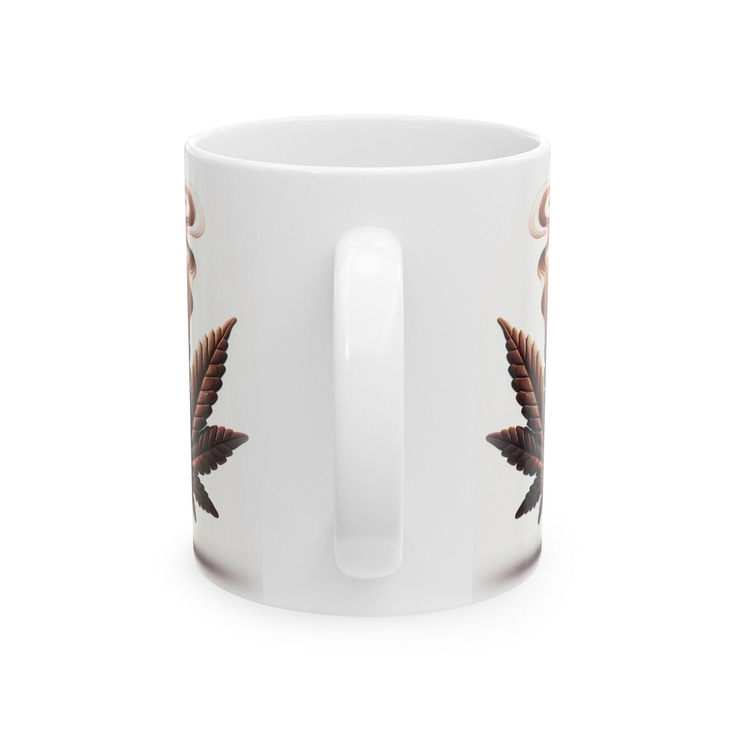 COFFEE WEED LEAF - 420 Coffee Mug (11oz) Perfect Gift for Smokers/ Marijuana Gift; Wake and Bake Mug - Cannabis Cup / Stoner Mug