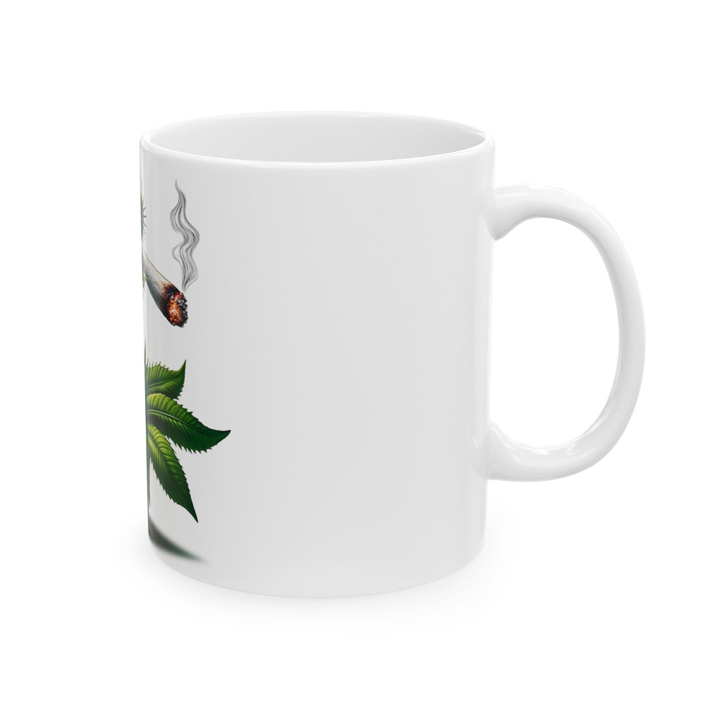 VENUS FLY TRAP Smoking - Weed Coffee Mugs (11oz) Perfect Gift for Smokers/ Marijuana Gift; Wake and Bake Mug - Cannabis Cup / Stoner Mug
