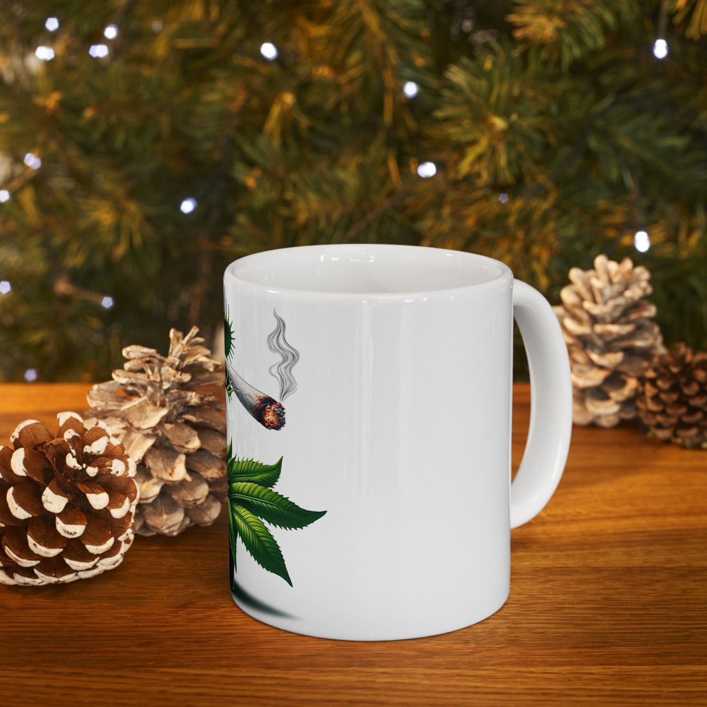 VENUS FLY TRAP Smoking - Weed Coffee Mugs (11oz) Perfect Gift for Smokers/ Marijuana Gift; Wake and Bake Mug - Cannabis Cup / Stoner Mug