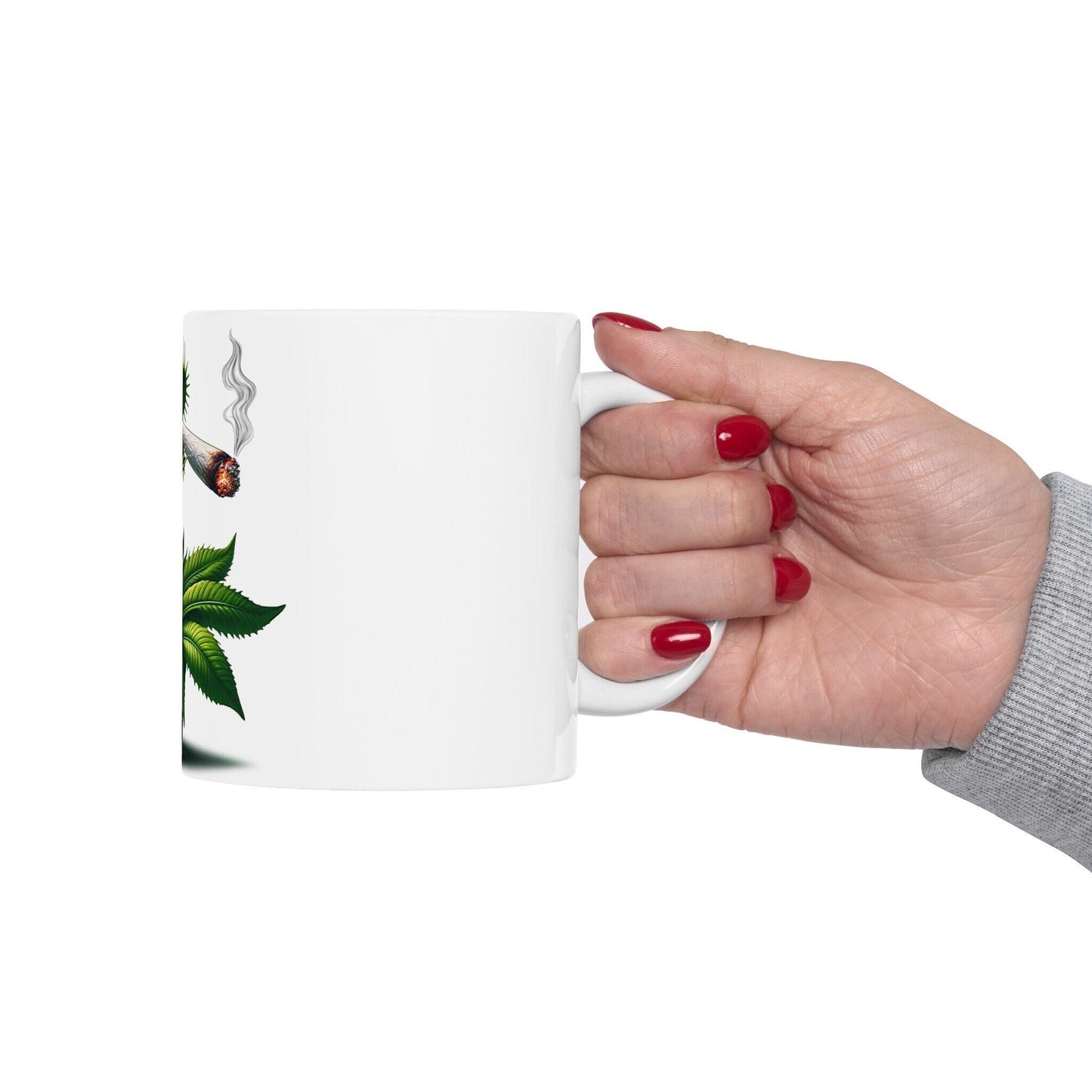 VENUS FLY TRAP Smoking - Weed Coffee Mugs (11oz) Perfect Gift for Smokers/ Marijuana Gift; Wake and Bake Mug - Cannabis Cup / Stoner Mug