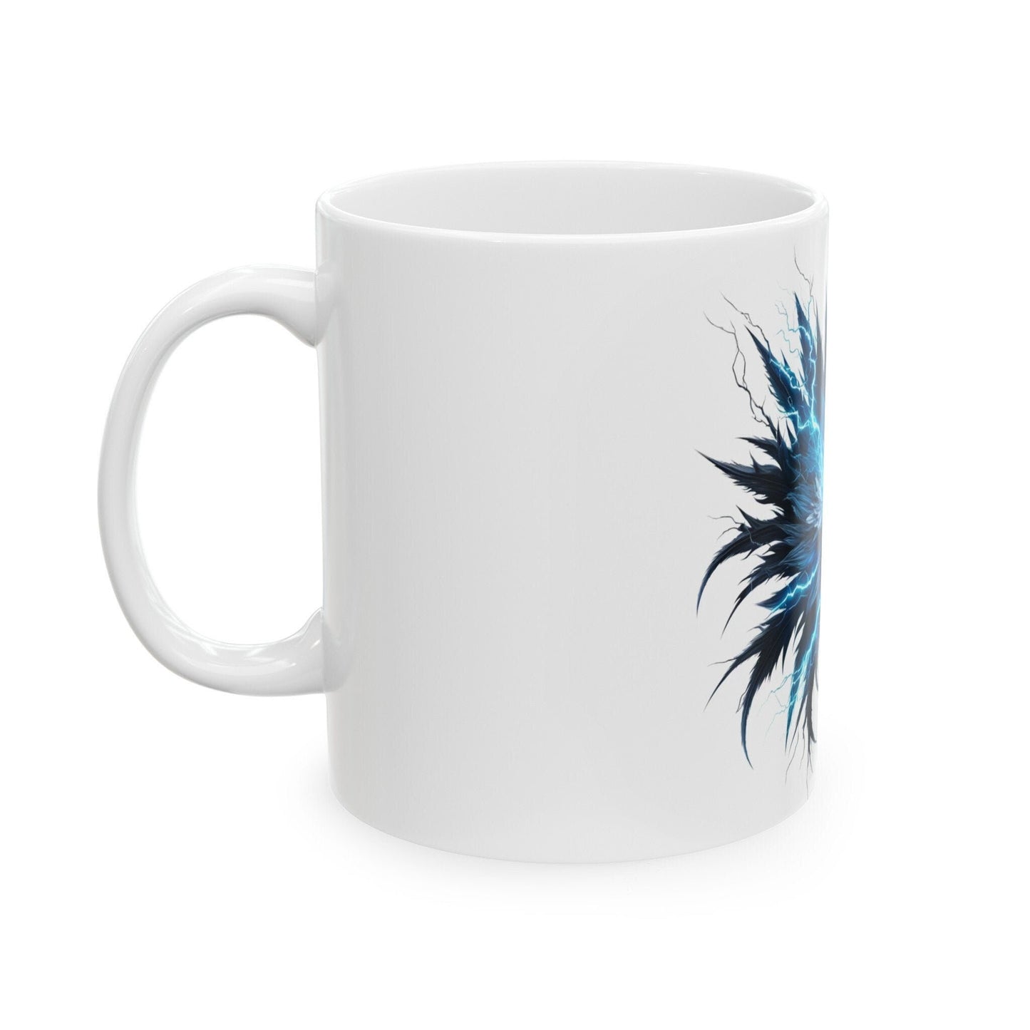 LIGHTNING WEED FLOWER - Weed Coffee Mugs (11oz) Perfect Gift for Smokers/ Marijuana Gift; Wake and Bake Mug - Cannabis Cup / Stoner Mug