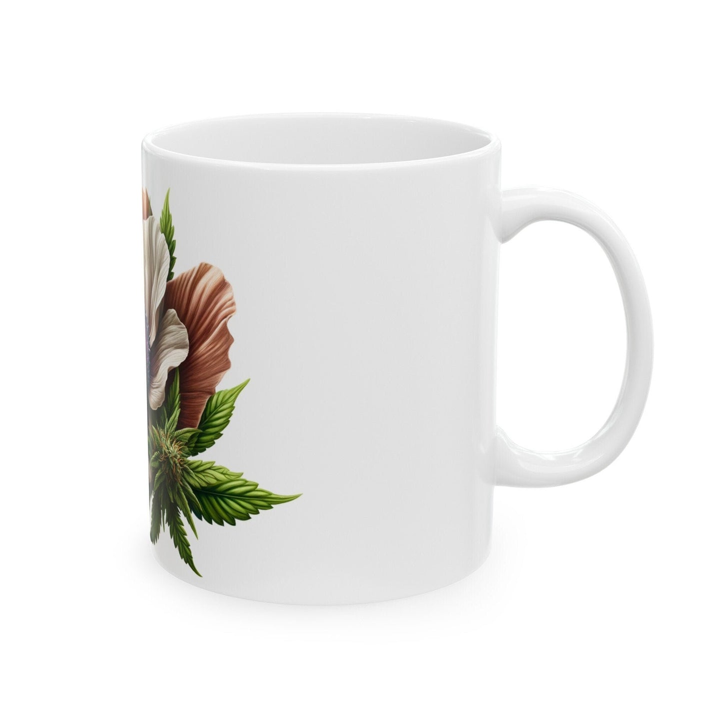 ANEMONE WEED FLOWER - Weed Coffee Mugs (11oz) Perfect Gift for Smokers/ Marijuana Gift; Wake and Bake Mug - Cannabis Cup / Stoner Mug