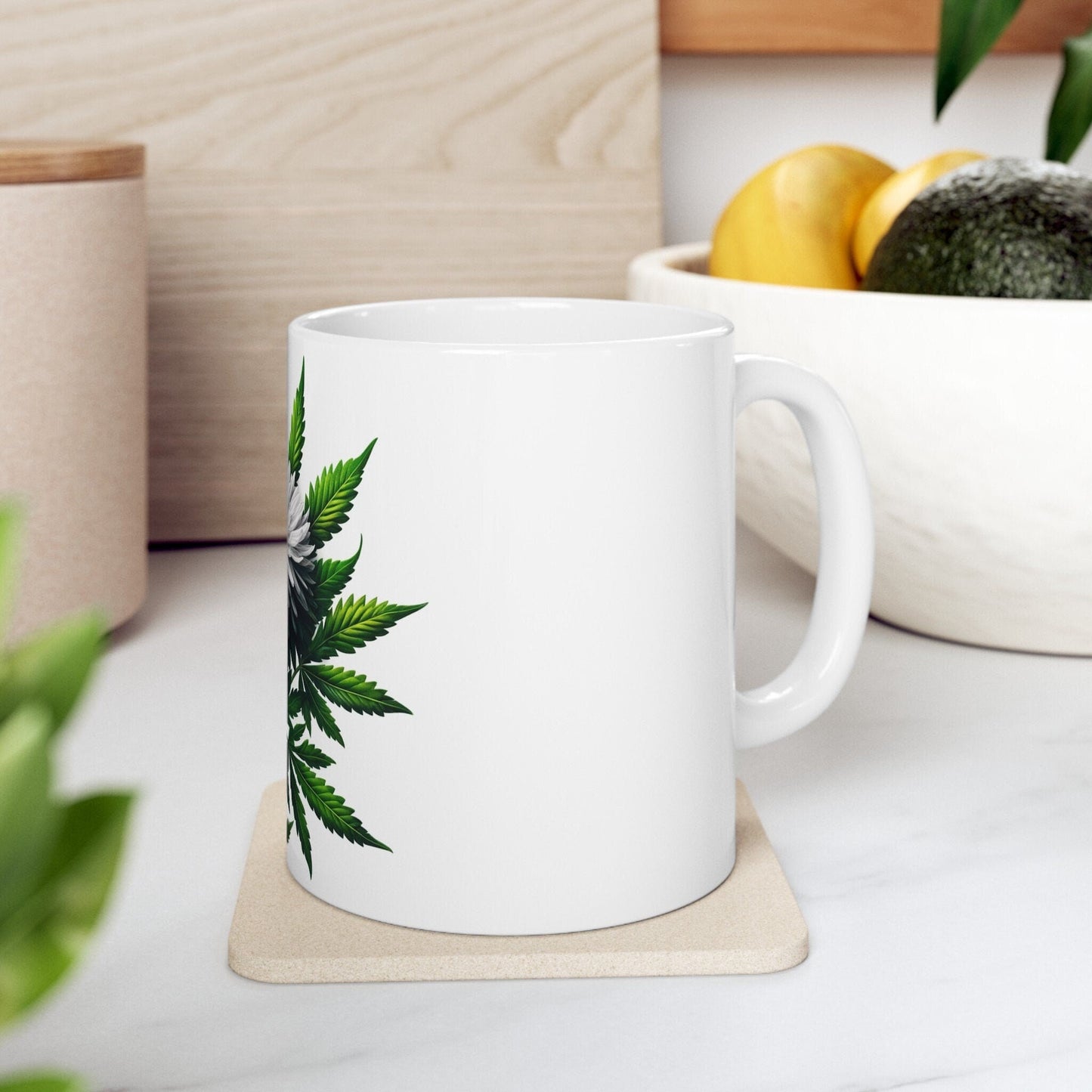 ASTER WEED FLOWER - Weed Coffee Mugs (11oz) Perfect Gift for Smokers/ Marijuana Gift; Wake and Bake Mug - Cannabis Cup / Stoner Mug
