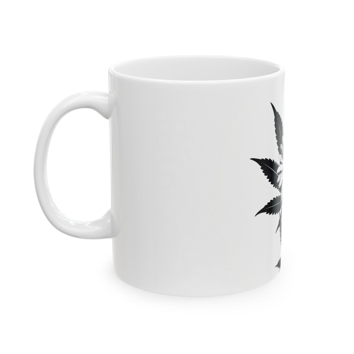 DAISY WEED FLOWER - Weed Coffee Mugs (11oz) Perfect Gift for Smokers/ Marijuana Gift; Wake and Bake Mug - Cannabis Cup / Stoner Mug
