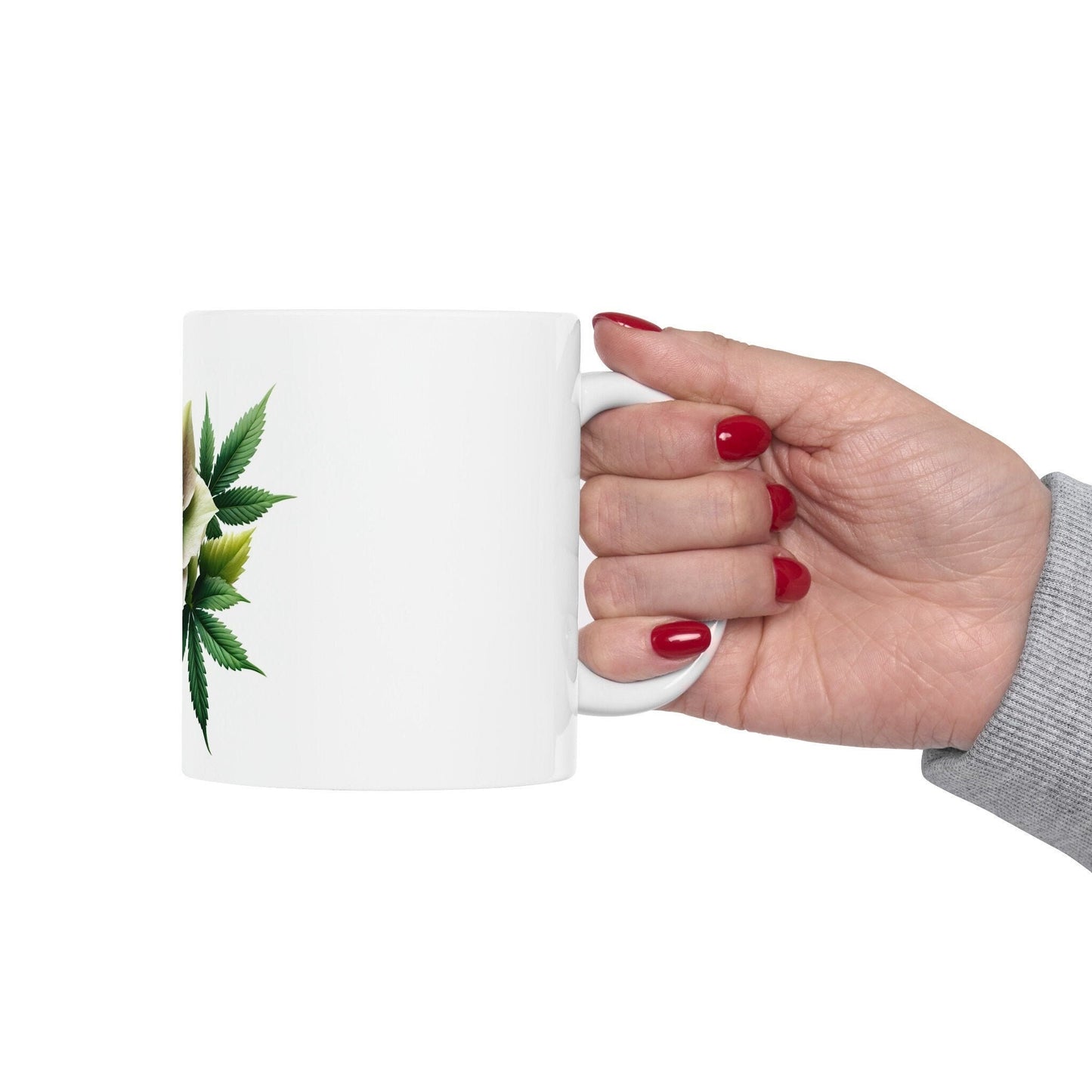 HELLEBORE WEED FLOWER - Weed Coffee Mugs (11oz) Perfect Gift for Smokers/ Marijuana Gift; Wake and Bake Mug - Cannabis Cup / Stoner Mug