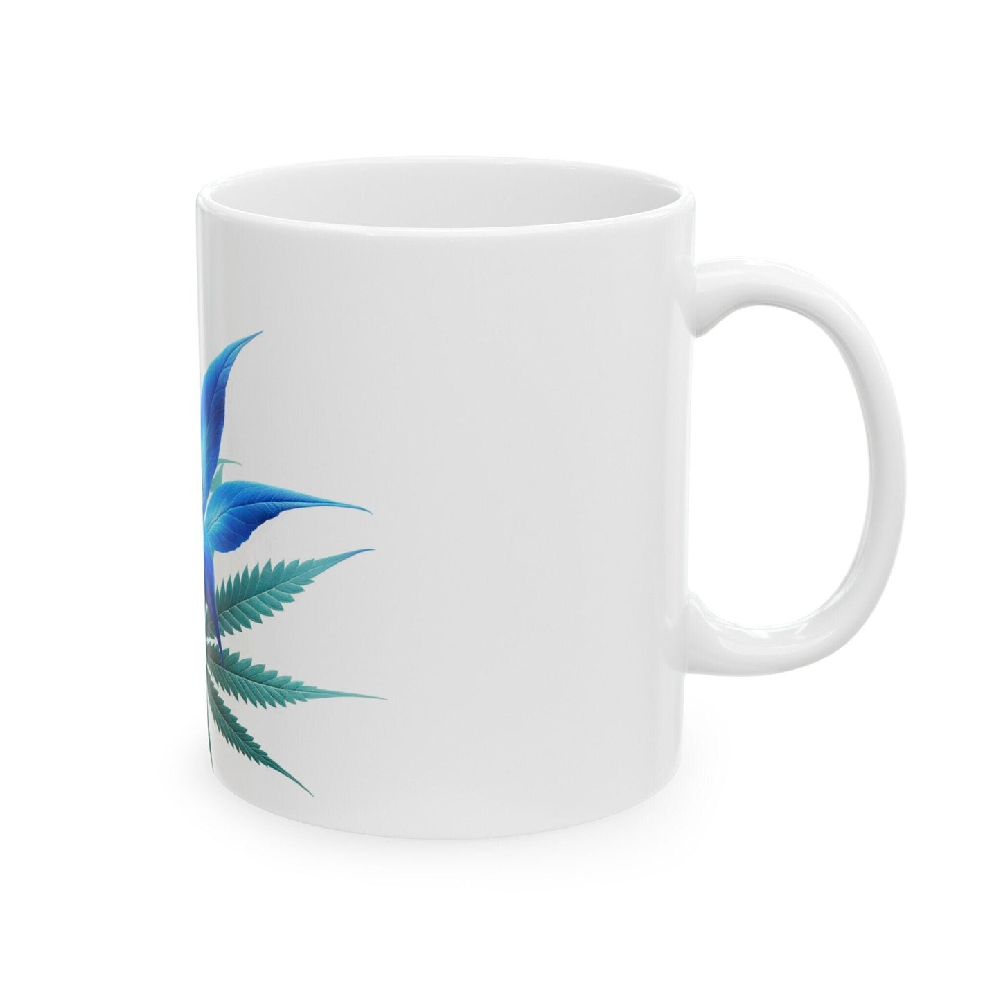 LOBELIA WEED FLOWER - Weed Coffee Mugs (11oz) Perfect Gift for Smokers/ Marijuana Gift; Wake and Bake Mug - Cannabis Cup / Stoner Mug