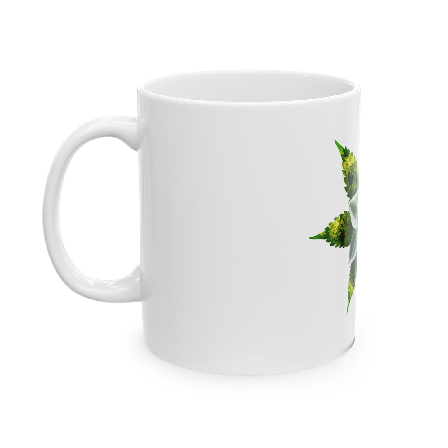 NARCISSUS WEED FLOWER - Weed Coffee Mugs (11oz) Perfect Gift for Smokers/ Marijuana Gift; Wake and Bake Mug - Cannabis Cup / Stoner Mug