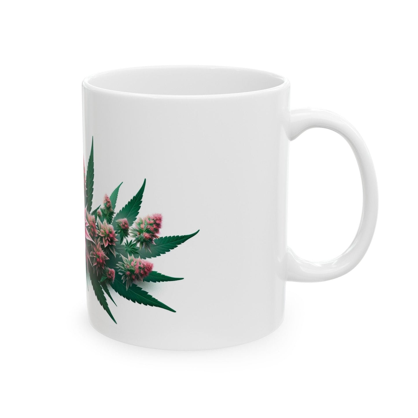 SEDUM WEED FLOWER - Weed Coffee Mugs (11oz) Perfect Gift for Smokers/ Marijuana Gift; Wake and Bake Mug - Cannabis Cup / Stoner Mug