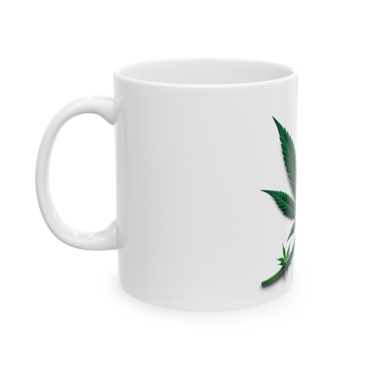 WEED FLOWER - Weed Coffee Mugs (11oz) Perfect Gift for Smokers/ Marijuana Gift; Wake and Bake Mug - Cannabis Cup / Stoner Mug