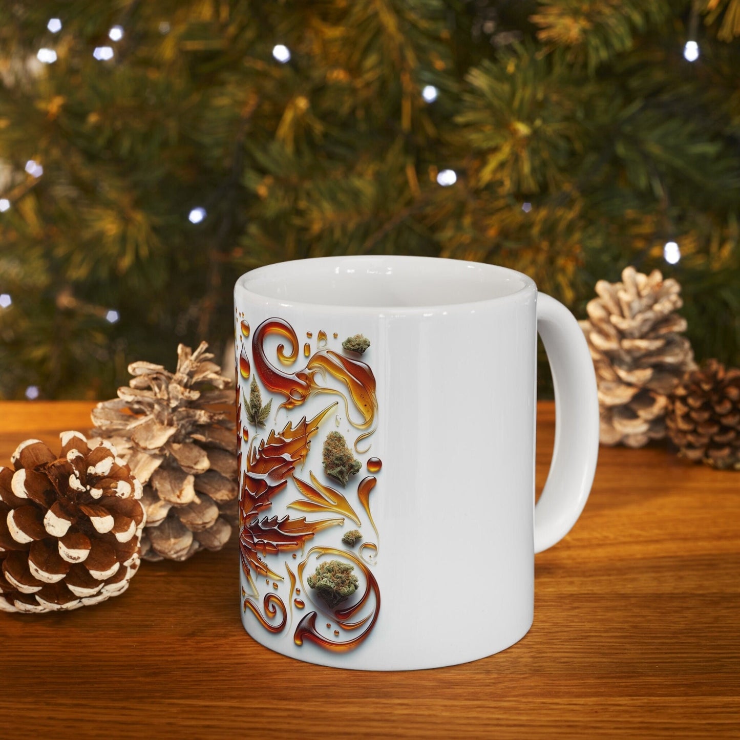 SHATTER Wax Mug - WEED Themed Coffee Mugs, Marijuana Lovers, Perfect Gift for Smokers, Stoners - Dabs Gifts