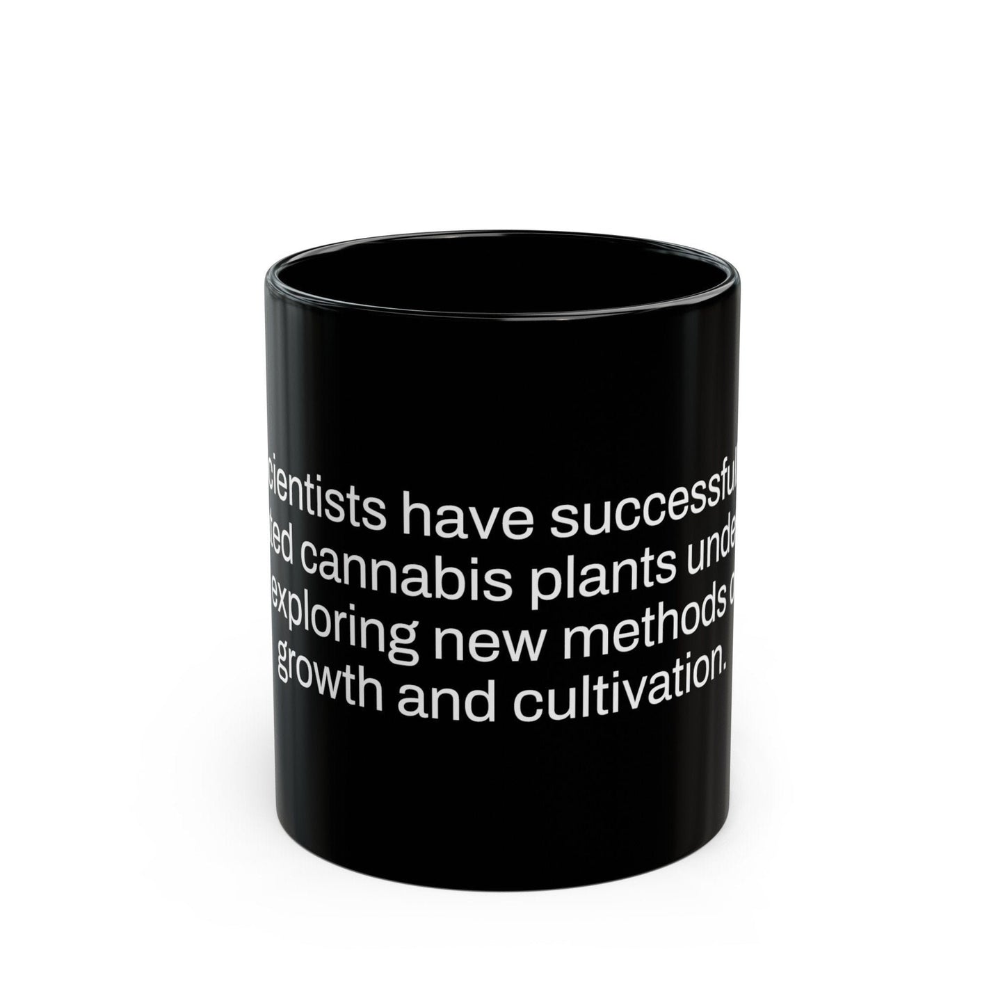 UNDERWATER Weed Fact - Weed Coffee Mug (11oz) - Perfect Gift for Smokers, Stoners, Growers; Wake and Bake Mug / Weed Mug / Black Mug
