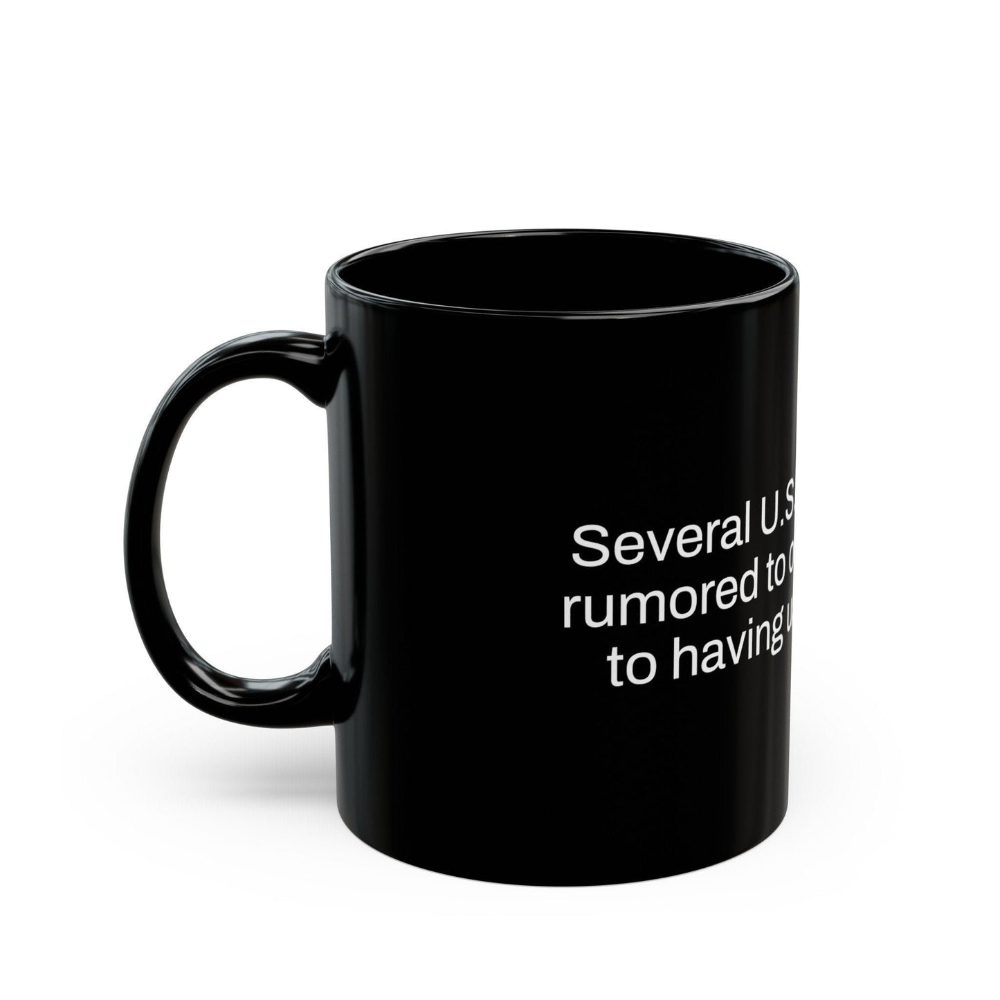 PRESIDENTS Weed Fact - Weed Coffee Mug (11oz) - Perfect Gift for Smokers, Stoners, Growers; Wake and Bake Mug / Weed Mug / BLACK Mug