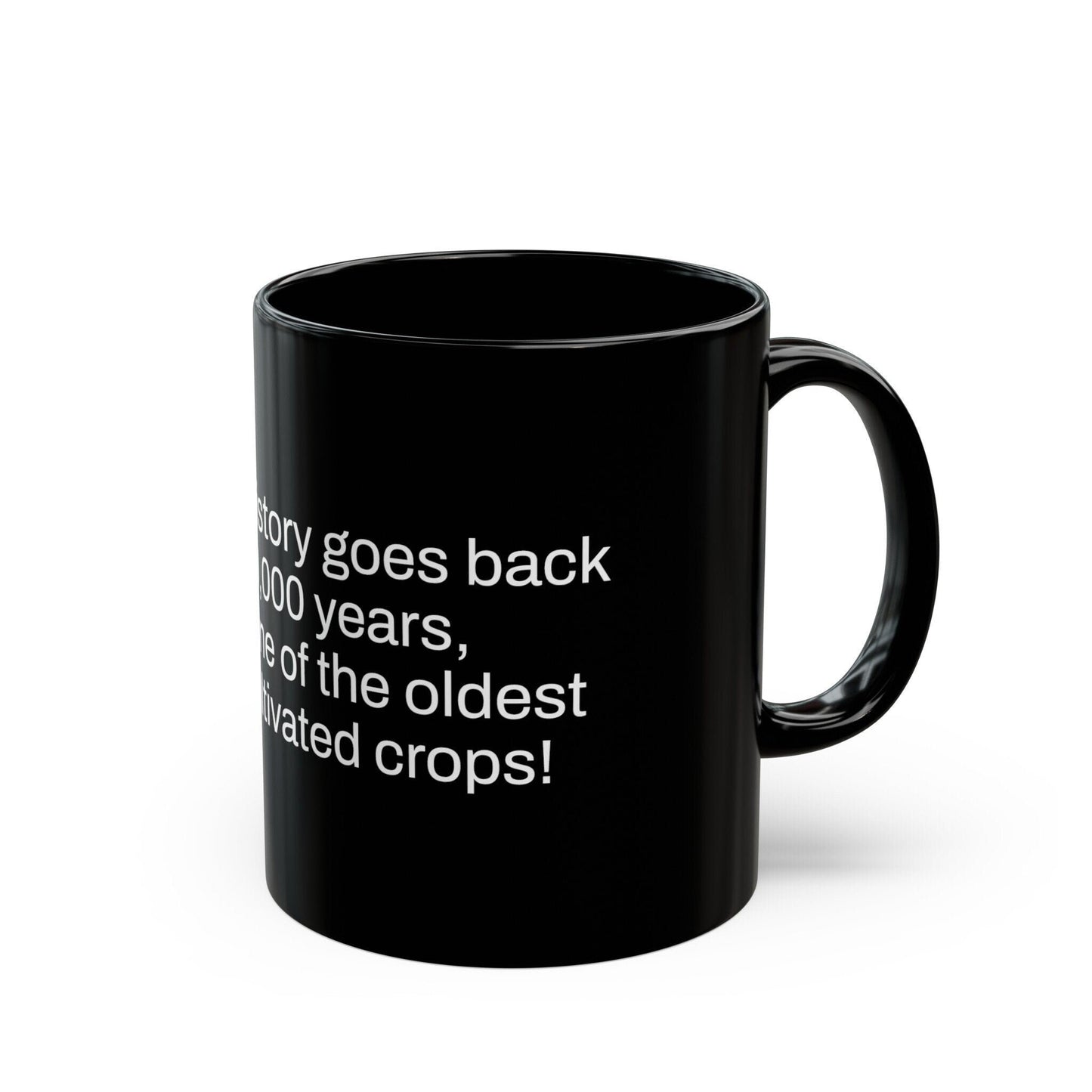 HISTORY Weed Fact - Weed Coffee Mug (11oz) - Perfect Gift for Smokers, Stoners, Growers; Wake and Bake Mug / Weed Mug / BLACK Mug