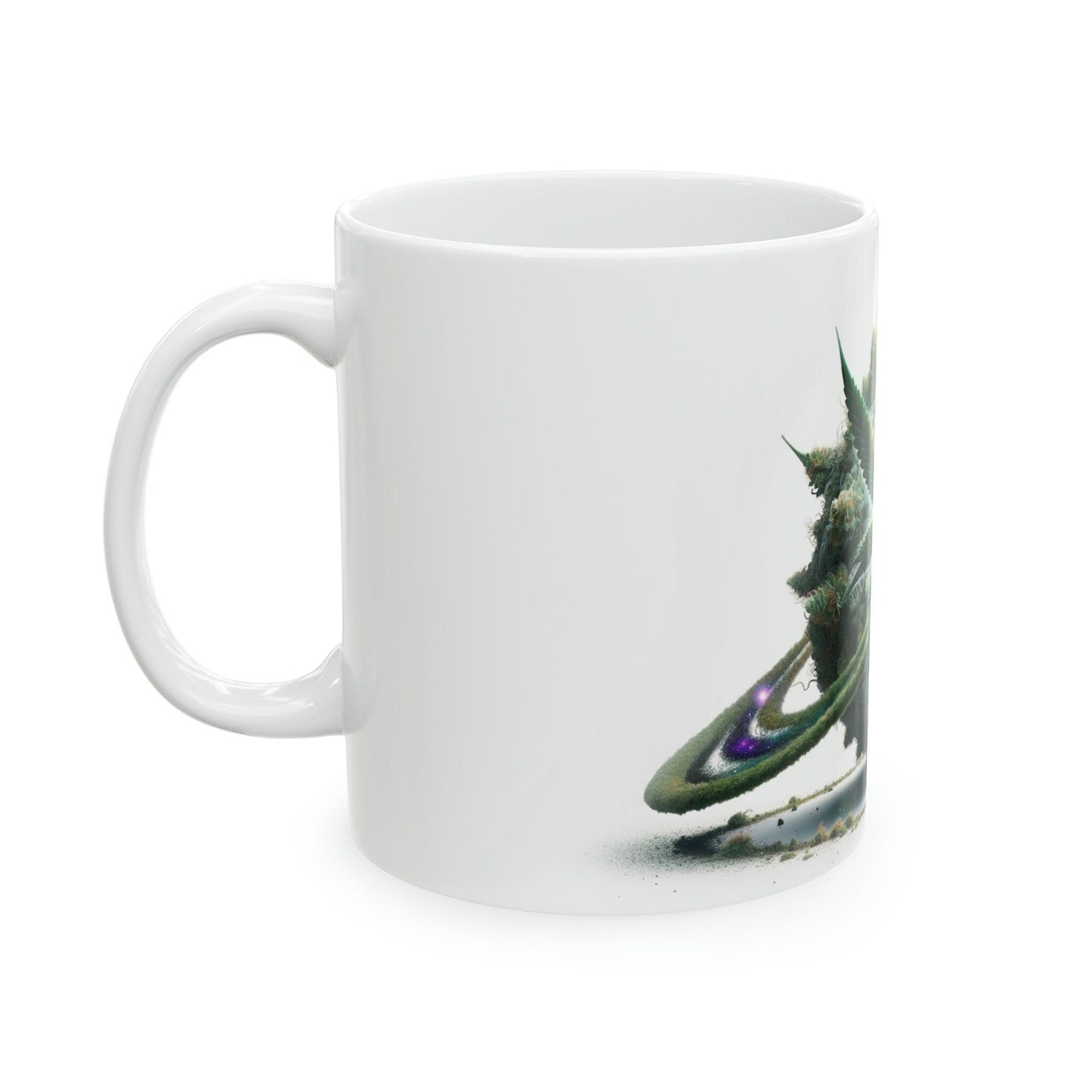 PLANET of WEED - Marijuana Themed Coffee Mug - Perfect Gift for Smokers/Stoner, Marijuana Lover; Wake and Bake Mug - WEED Mug / Stoner Mug