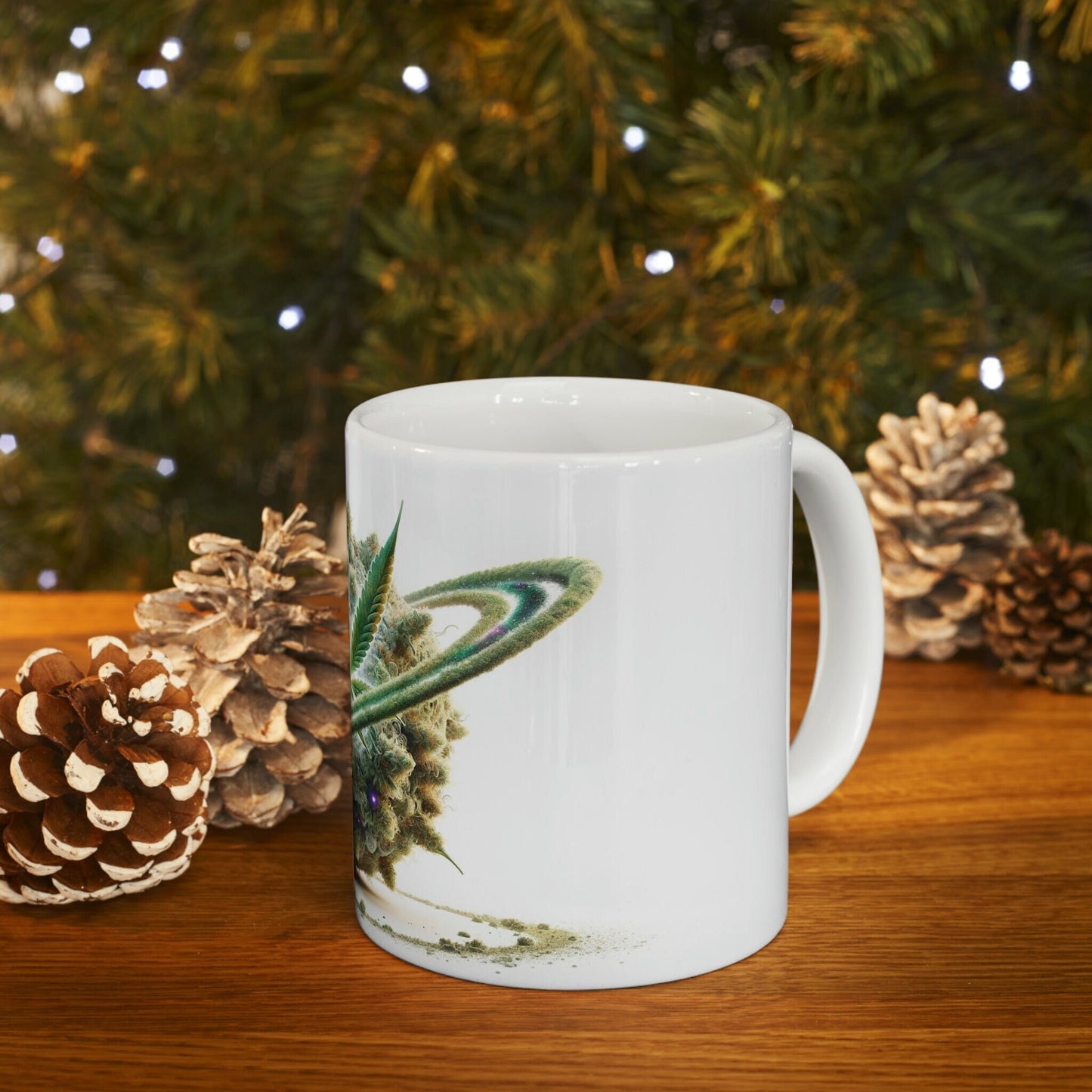 PLANET of WEED - Marijuana Themed Coffee Mug - Perfect Gift for Smokers/Stoner, Marijuana Lover; Wake and Bake Mug - WEED Mug / Stoner Mug